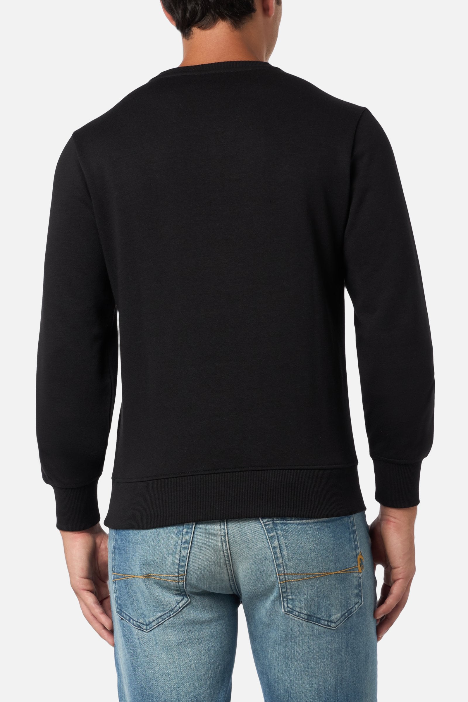 Sweatshirt col rond en noir Sweatshirts Boxeur des Rues   