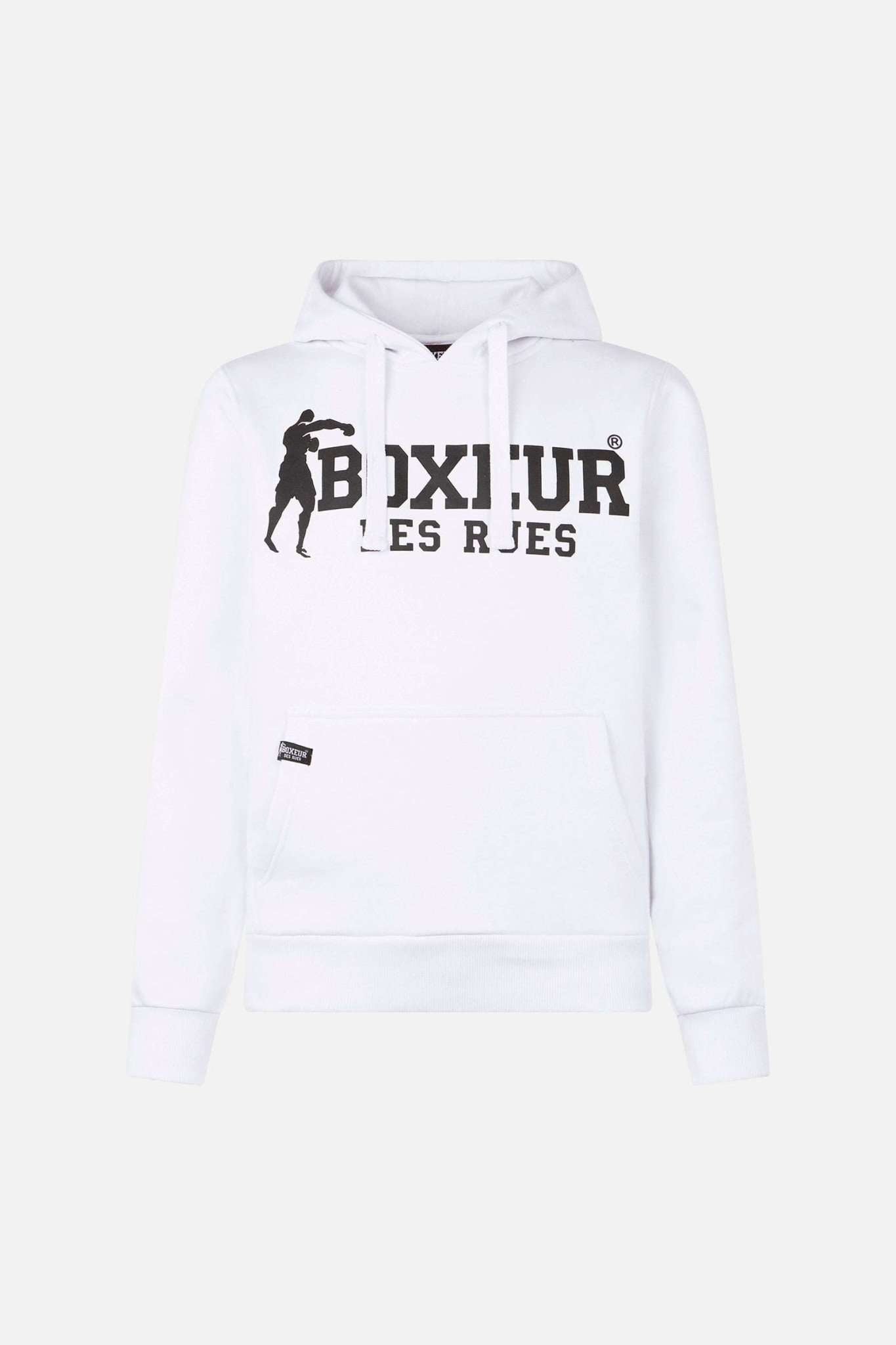 Sweat à capuche Man Hoodie in Whiteblack Sweat à capuche Boxeur des Rues   