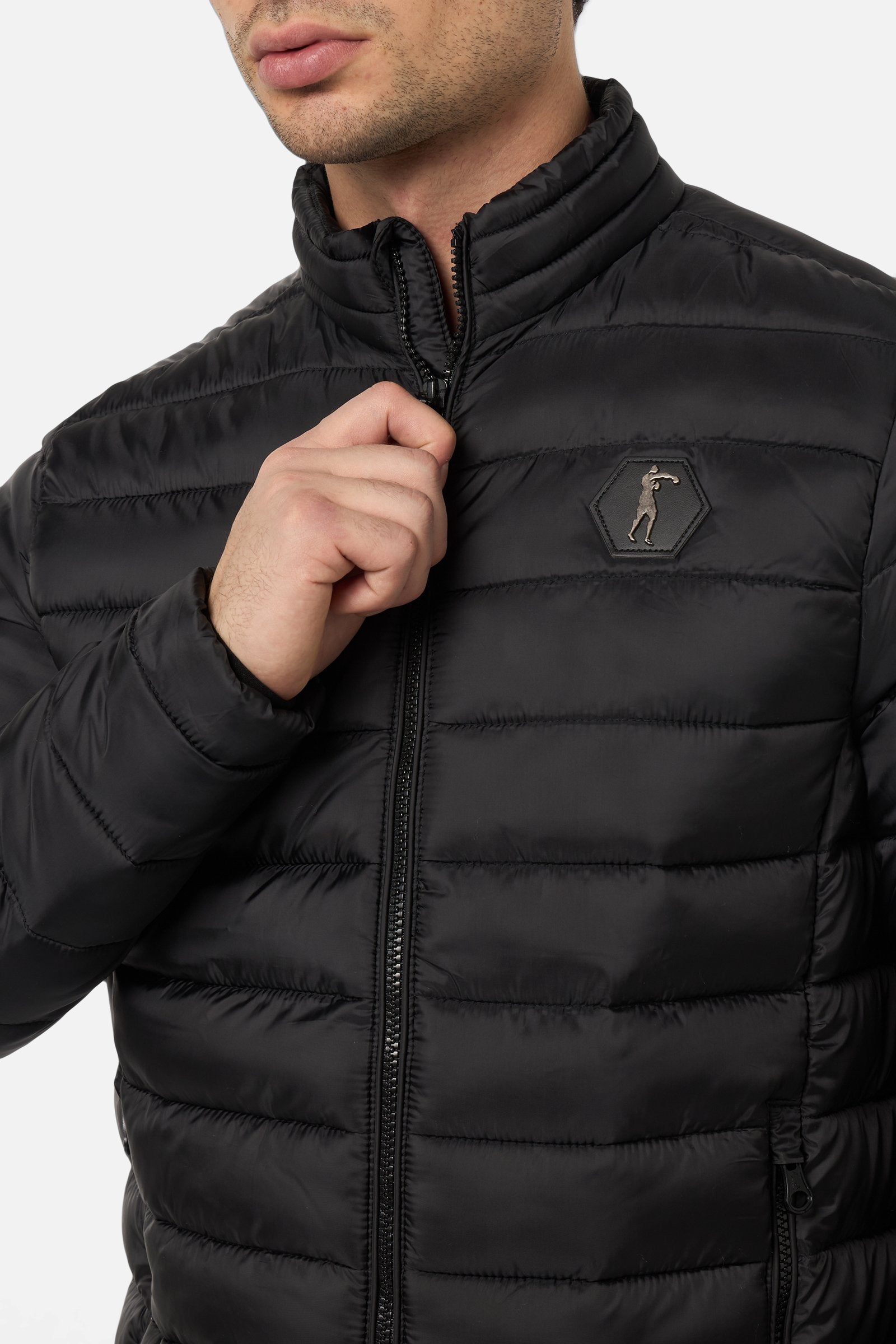 Veste Padded High Neck in Black Vestes Boxeur des Rues