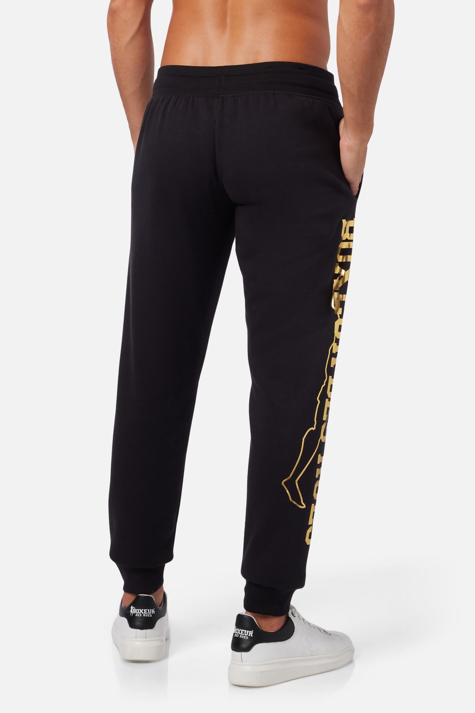 Long Pant in Black Pantalon Boxeur des Rues   