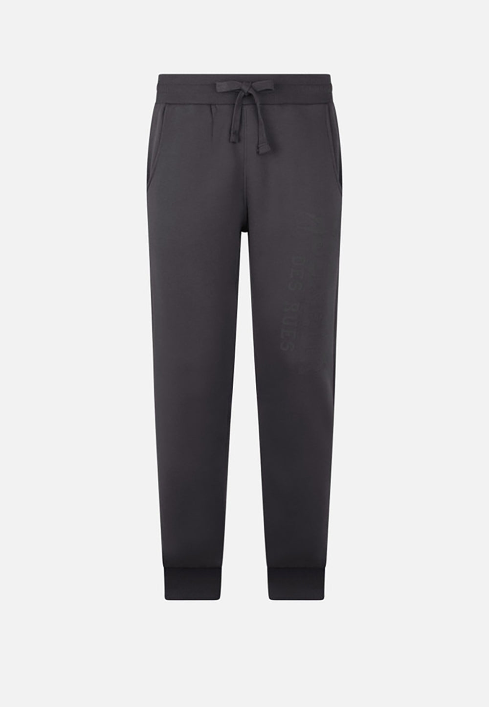 Slim Fit Sweatpant With Logo in Anthracite Pantalon Boxeur des Rues   