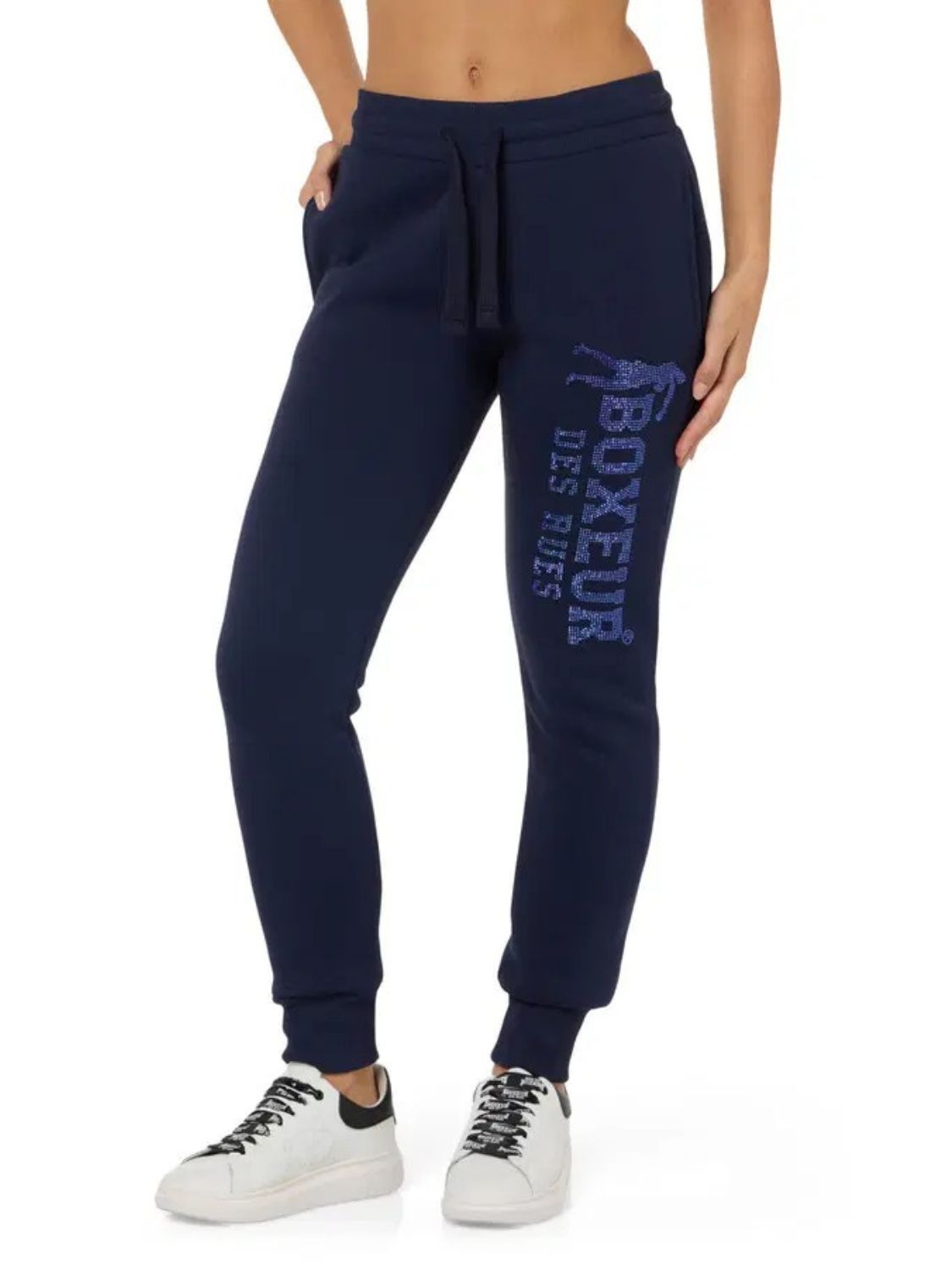 Rhinestone Regular Jogger in Midnight Pantalon Boxeur des Rues