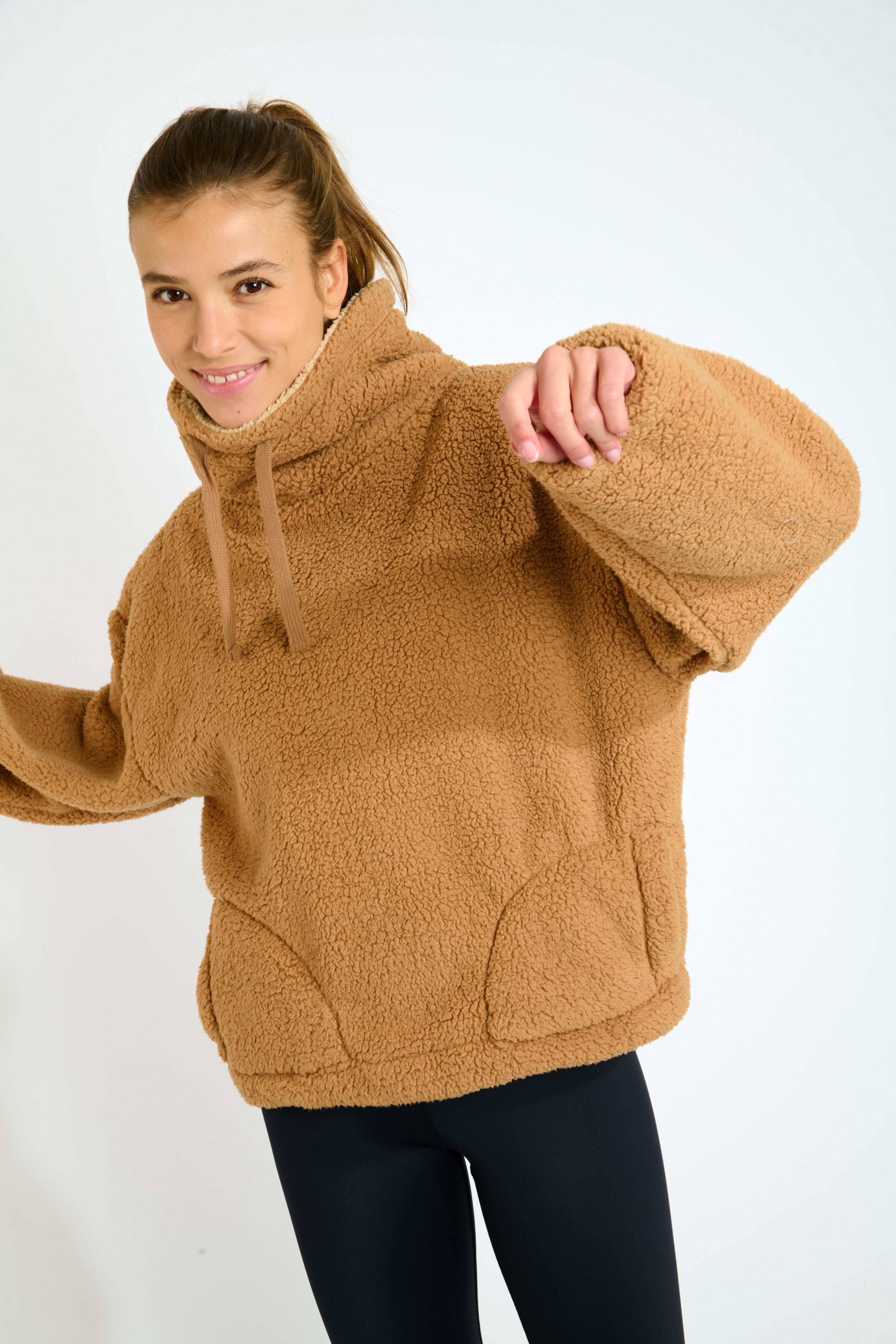 CHIMNEY-IGLOO Pull en camel Pull Banana Moon
