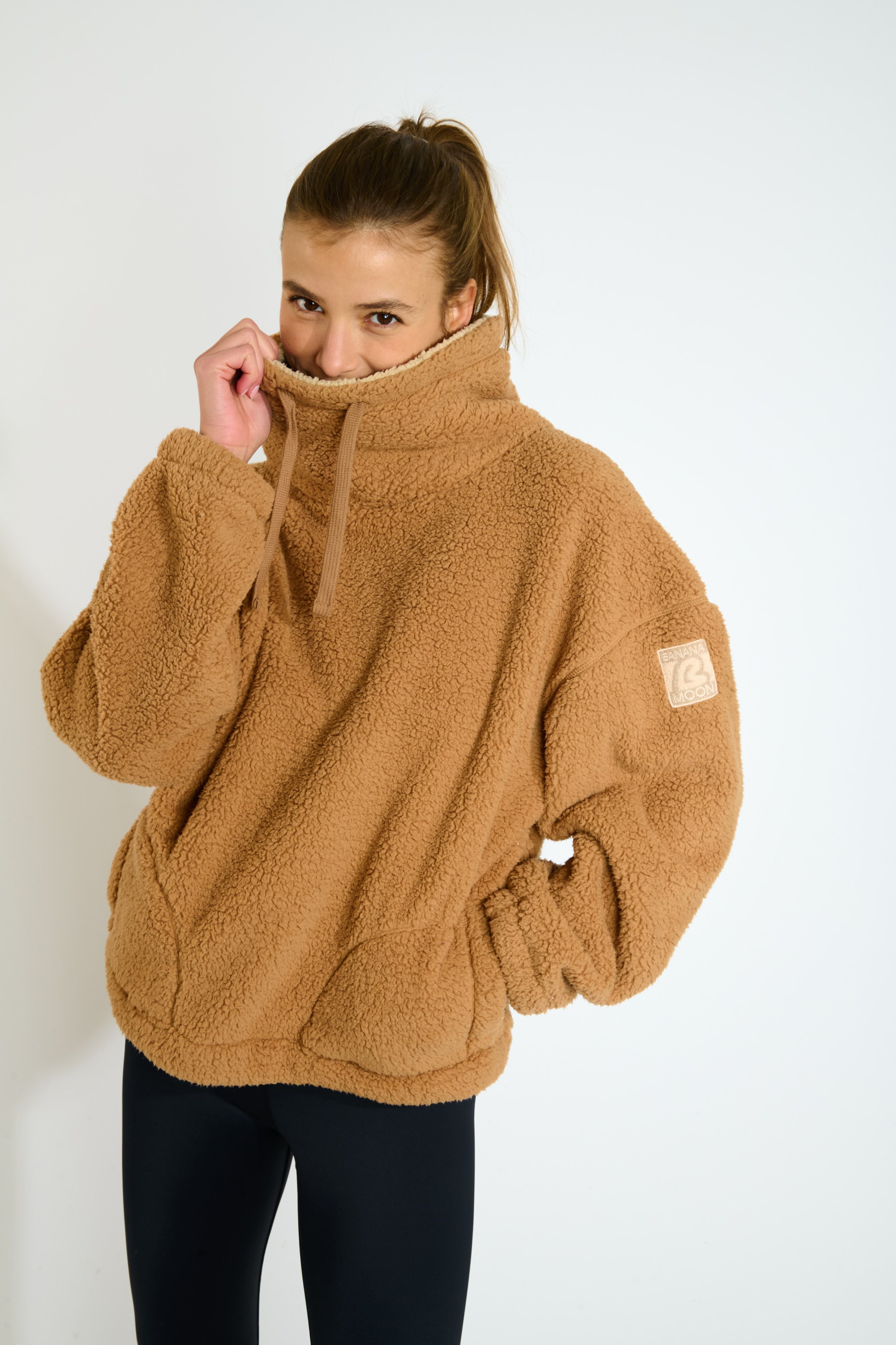 CHIMNEY-IGLOO Pull en camel Pull Banana Moon