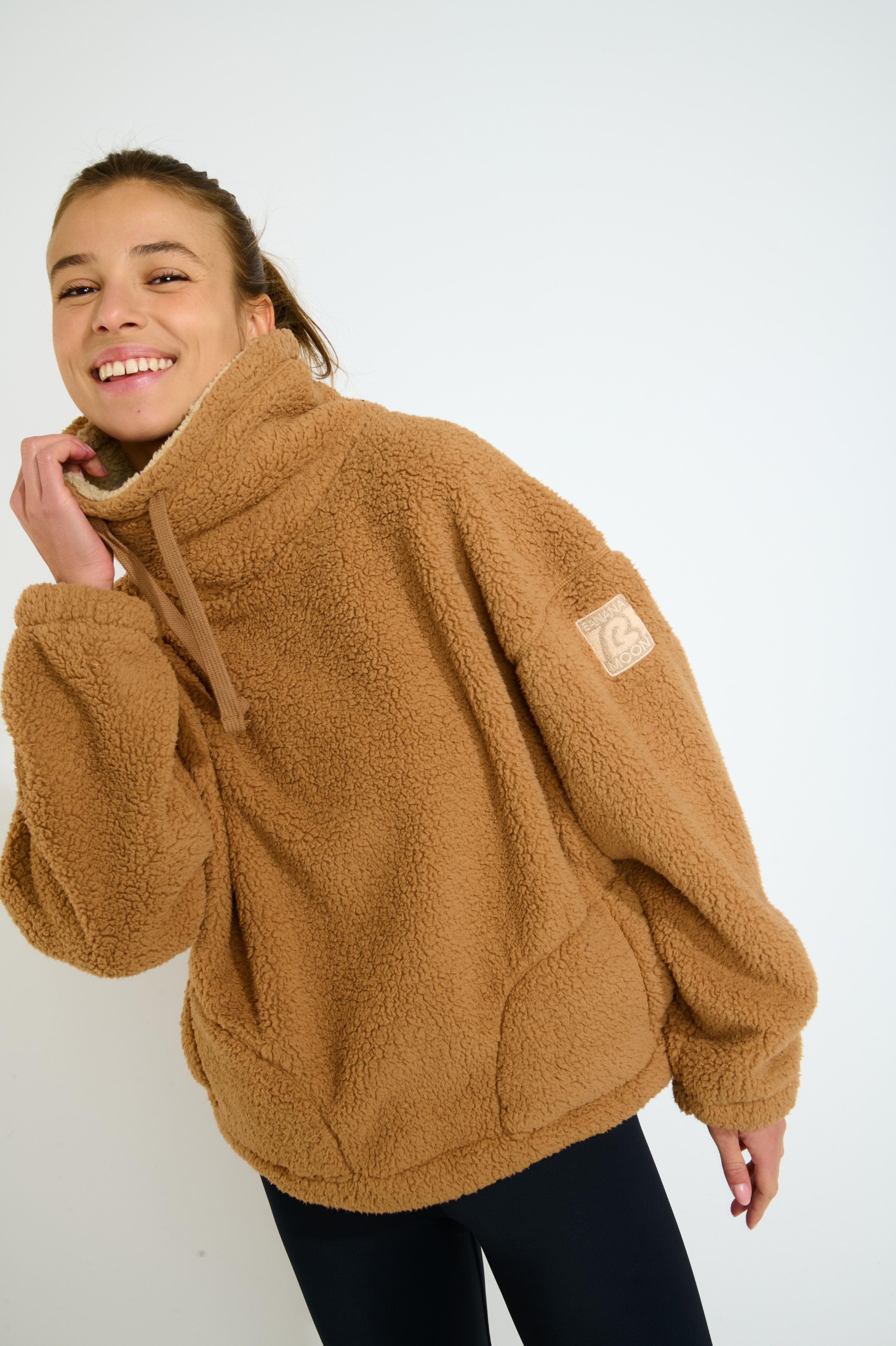 CHIMNEY-IGLOO Pull en camel Pull Banana Moon