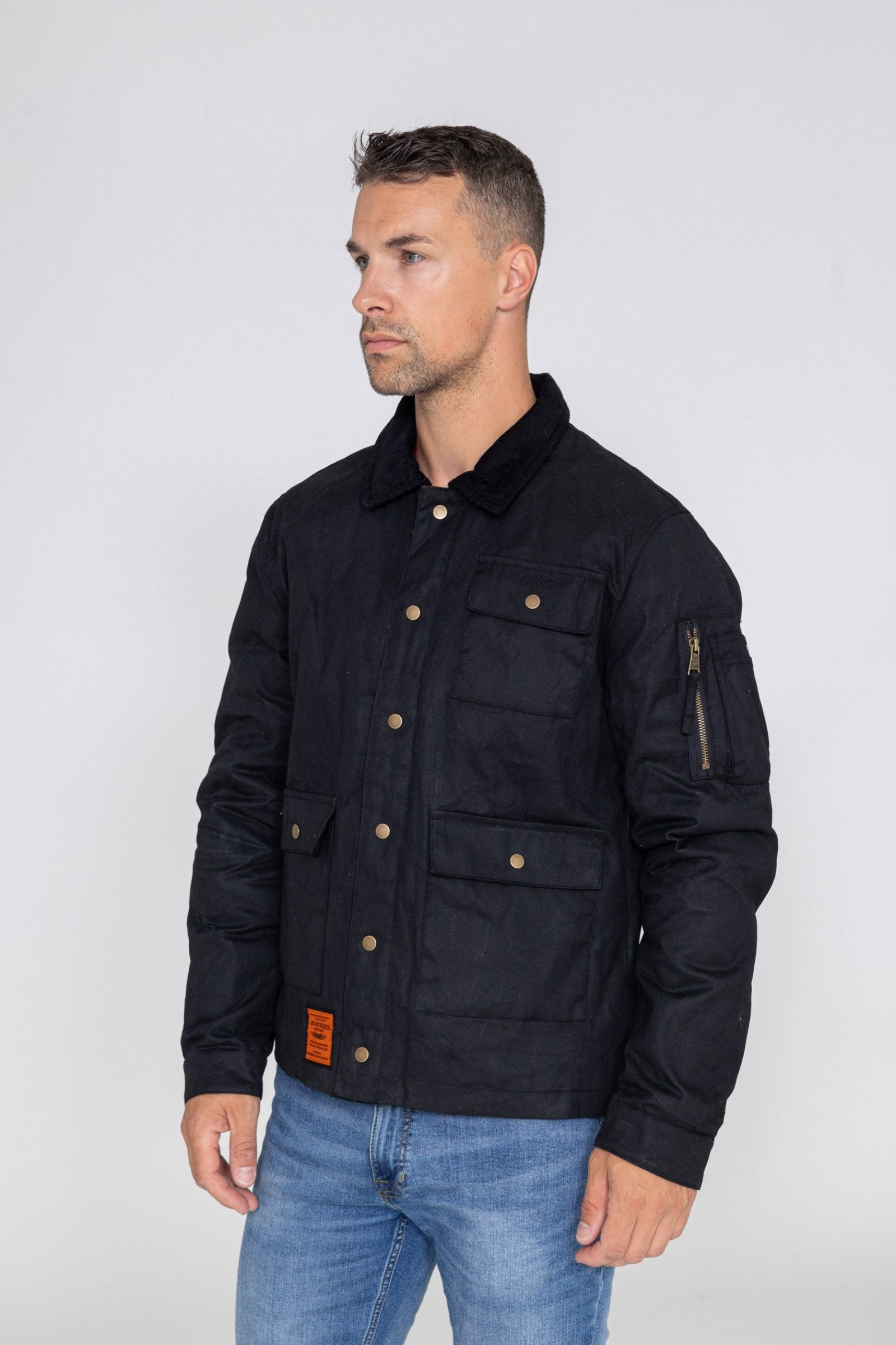 Veste de campagne Dakota M à Black Vestes Bombers Original   