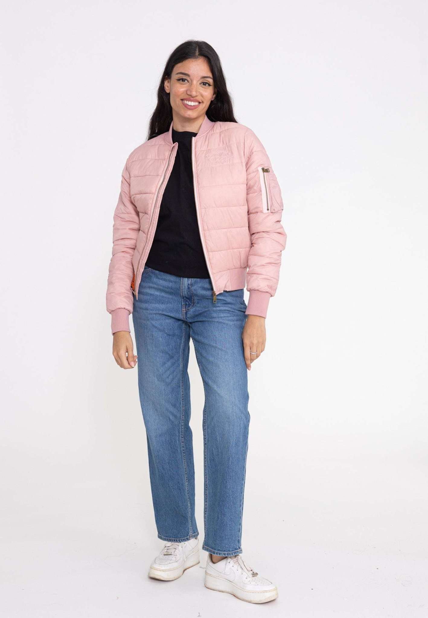 Doudoune Dallas W en rose Vestes Bombers Original   