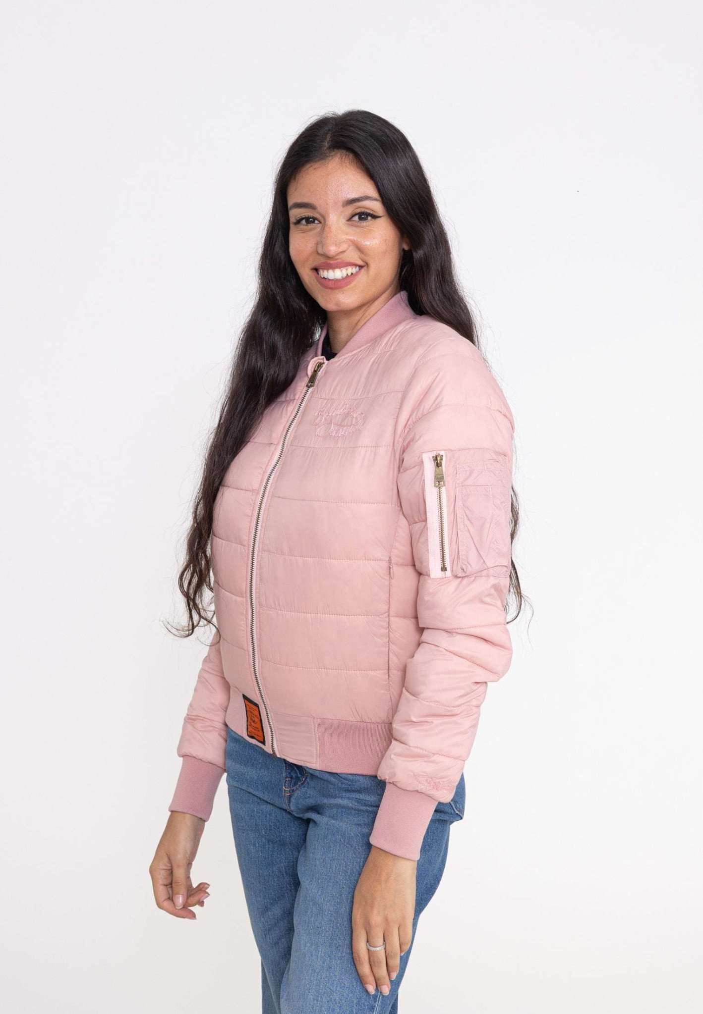 Doudoune Dallas W en rose Vestes Bombers Original   