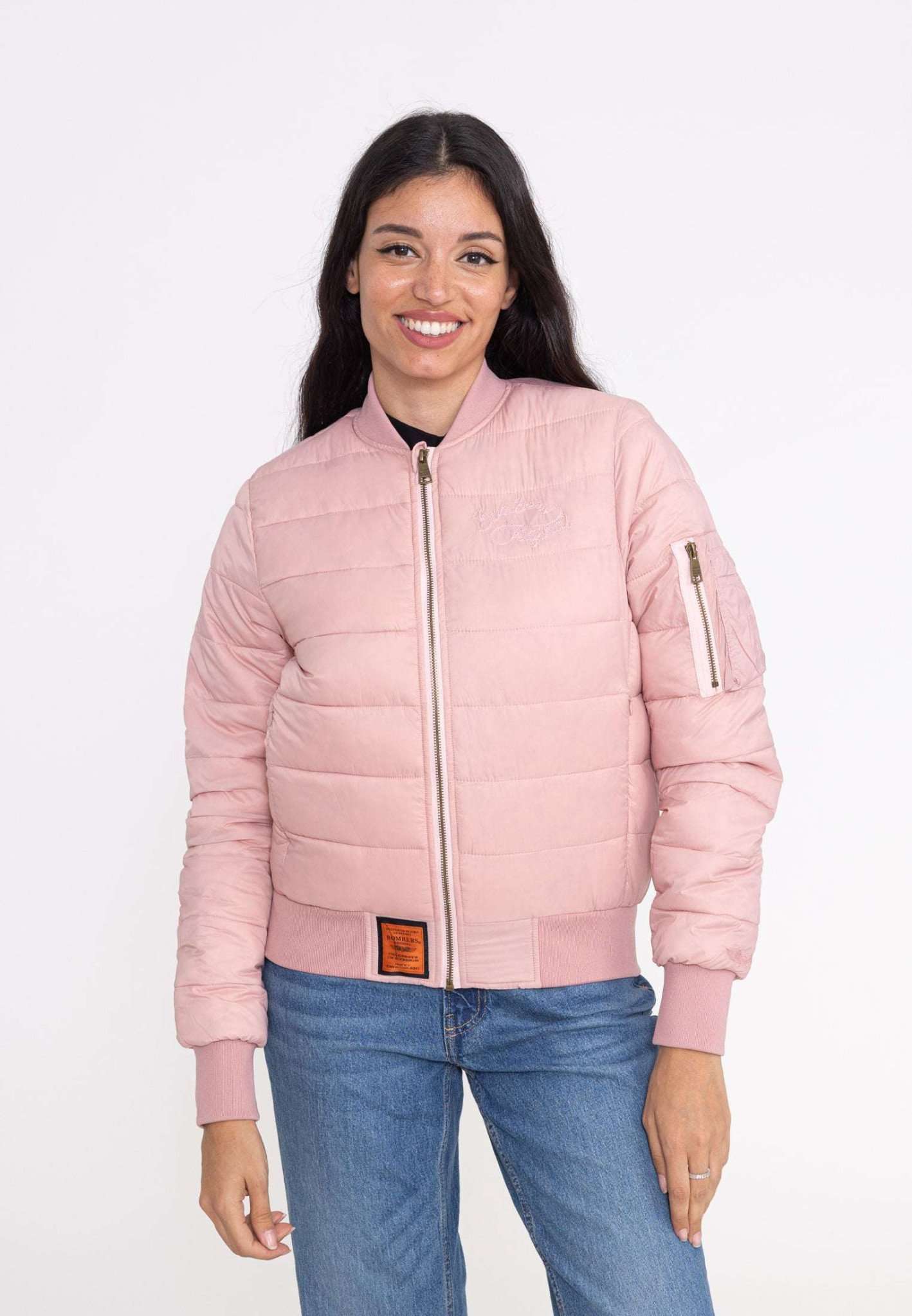 Doudoune Dallas W en rose Vestes Bombers Original   