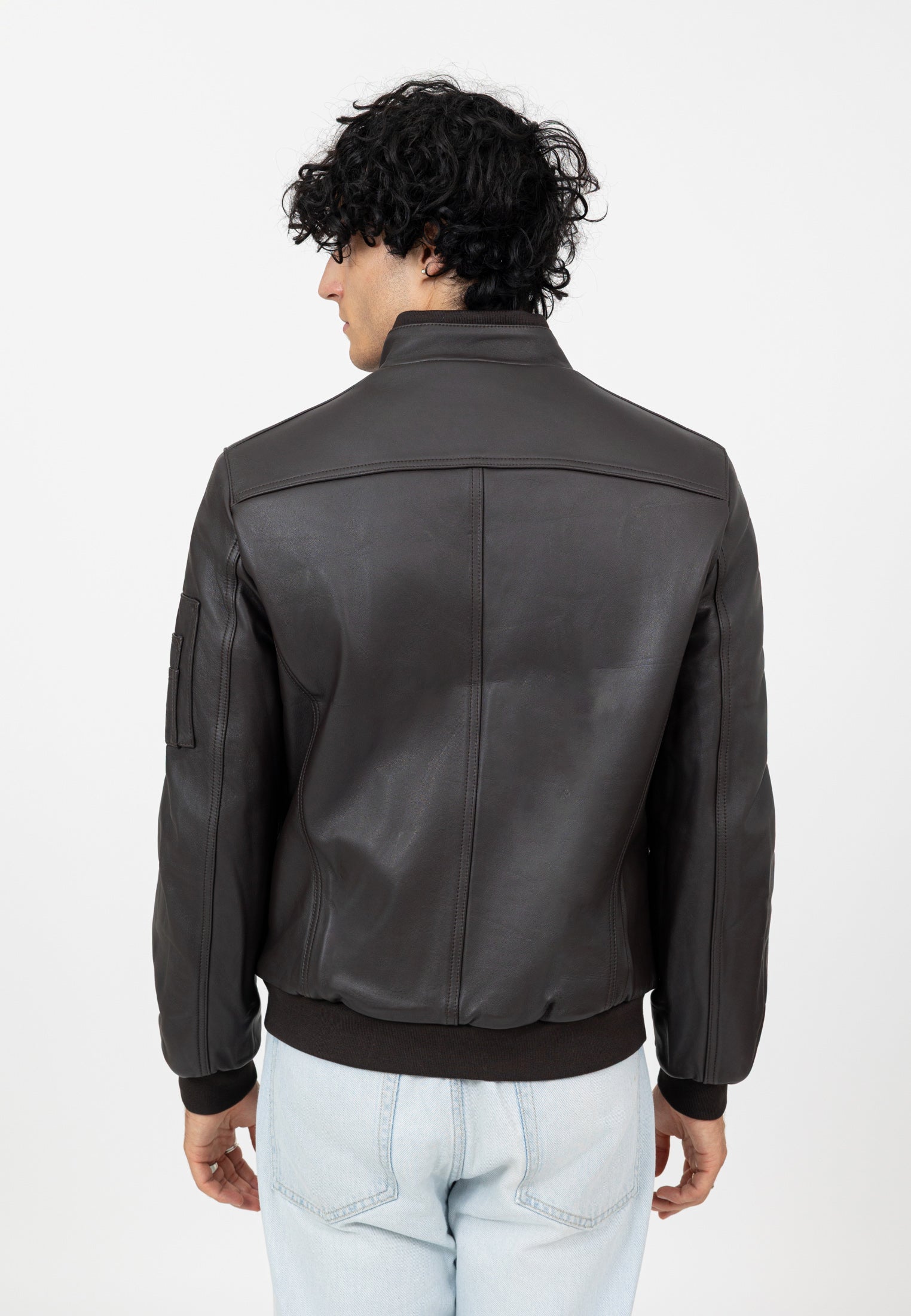 Denver-M in Brown Vestes Bombers Original