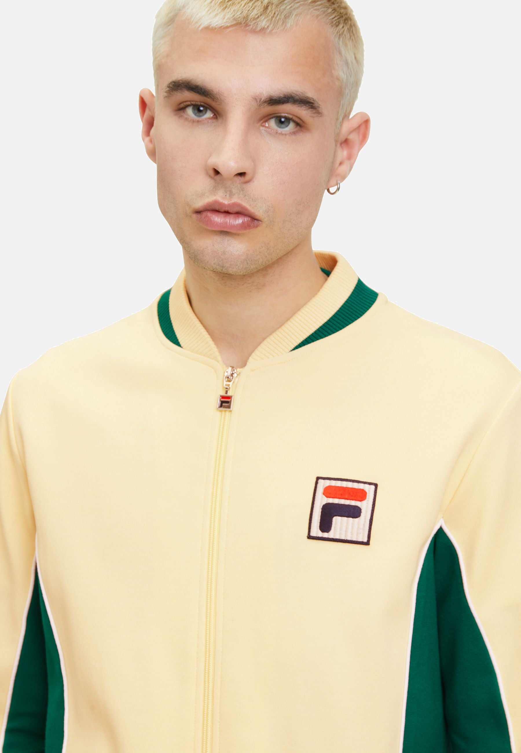 Lincoln Track Jacket in French Vanilla Aventurine Vestes Fila   