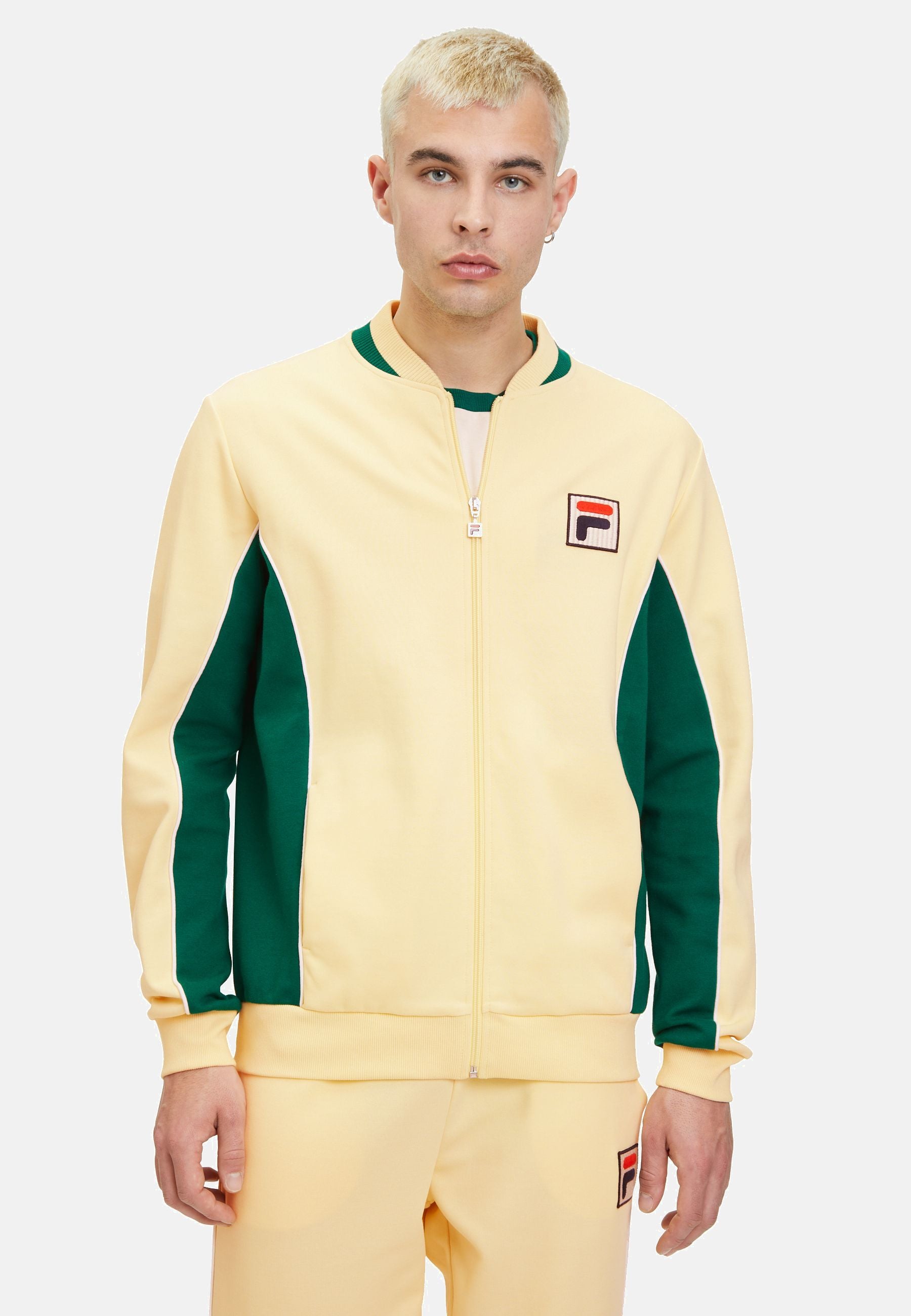 Lincoln Track Jacket in French Vanilla Aventurine Vestes Fila   