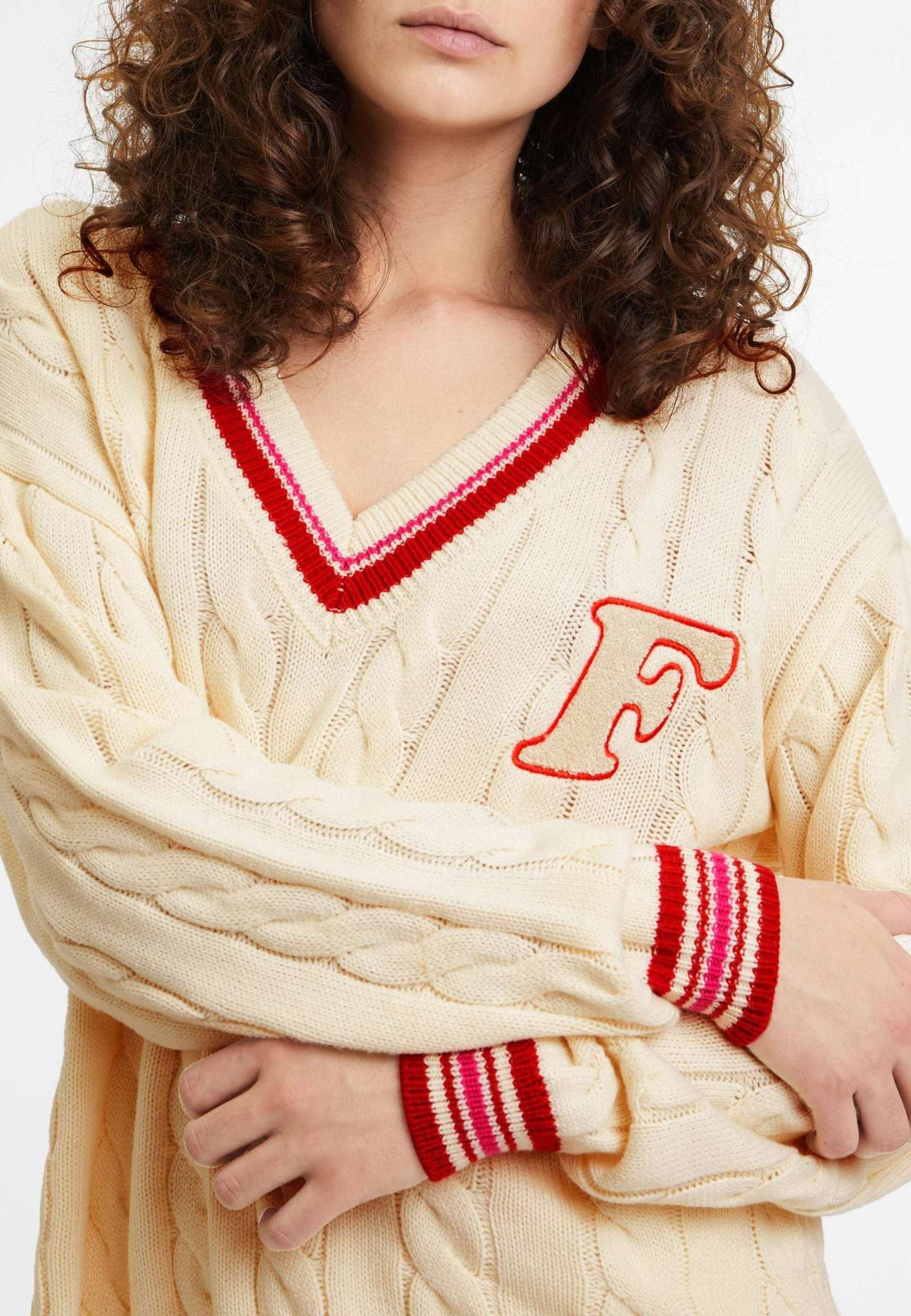 Tsu en pull-over gris Whitecap Fila   