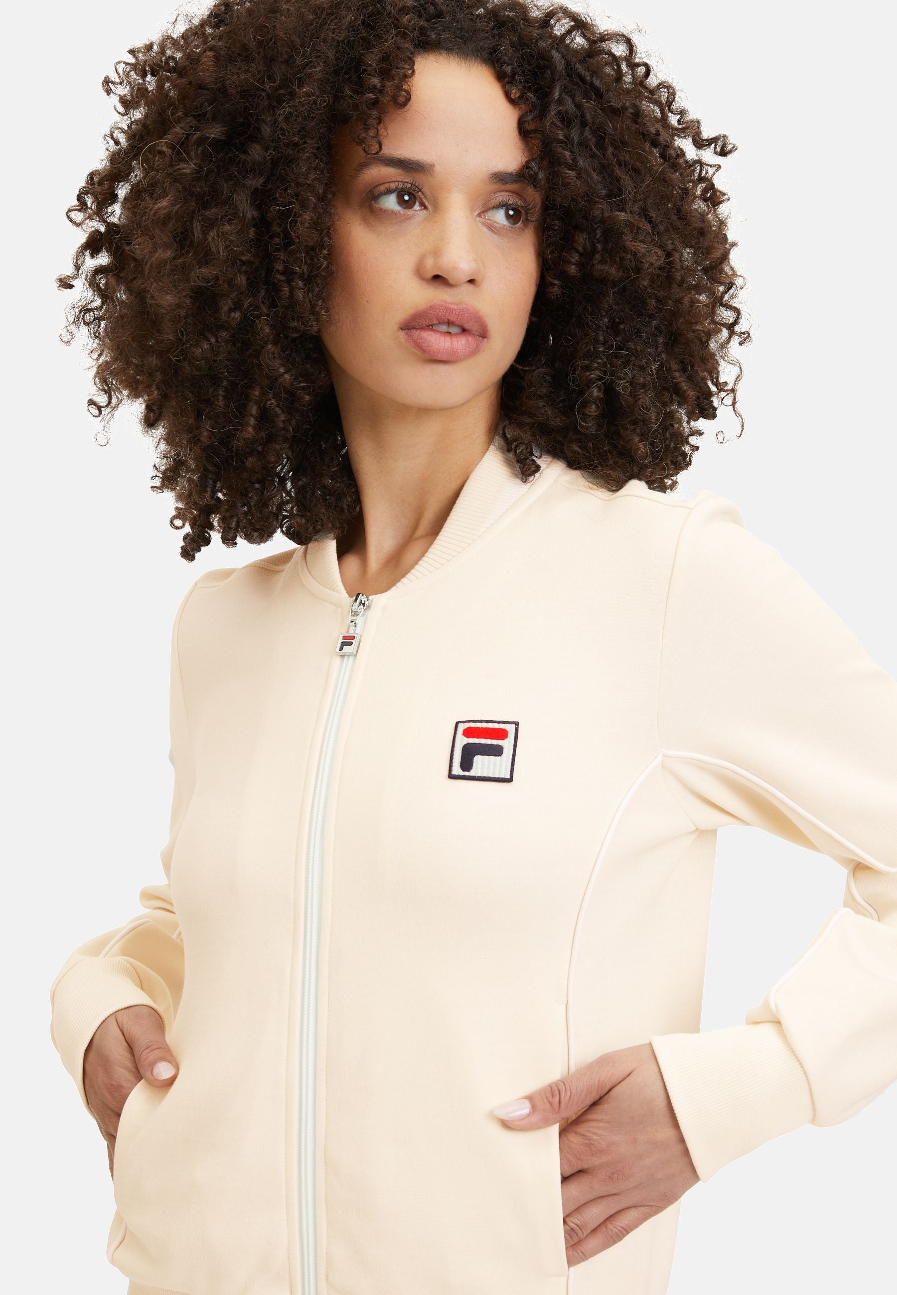 Veste Laiben Track dans Vestes blanc antique Fila   