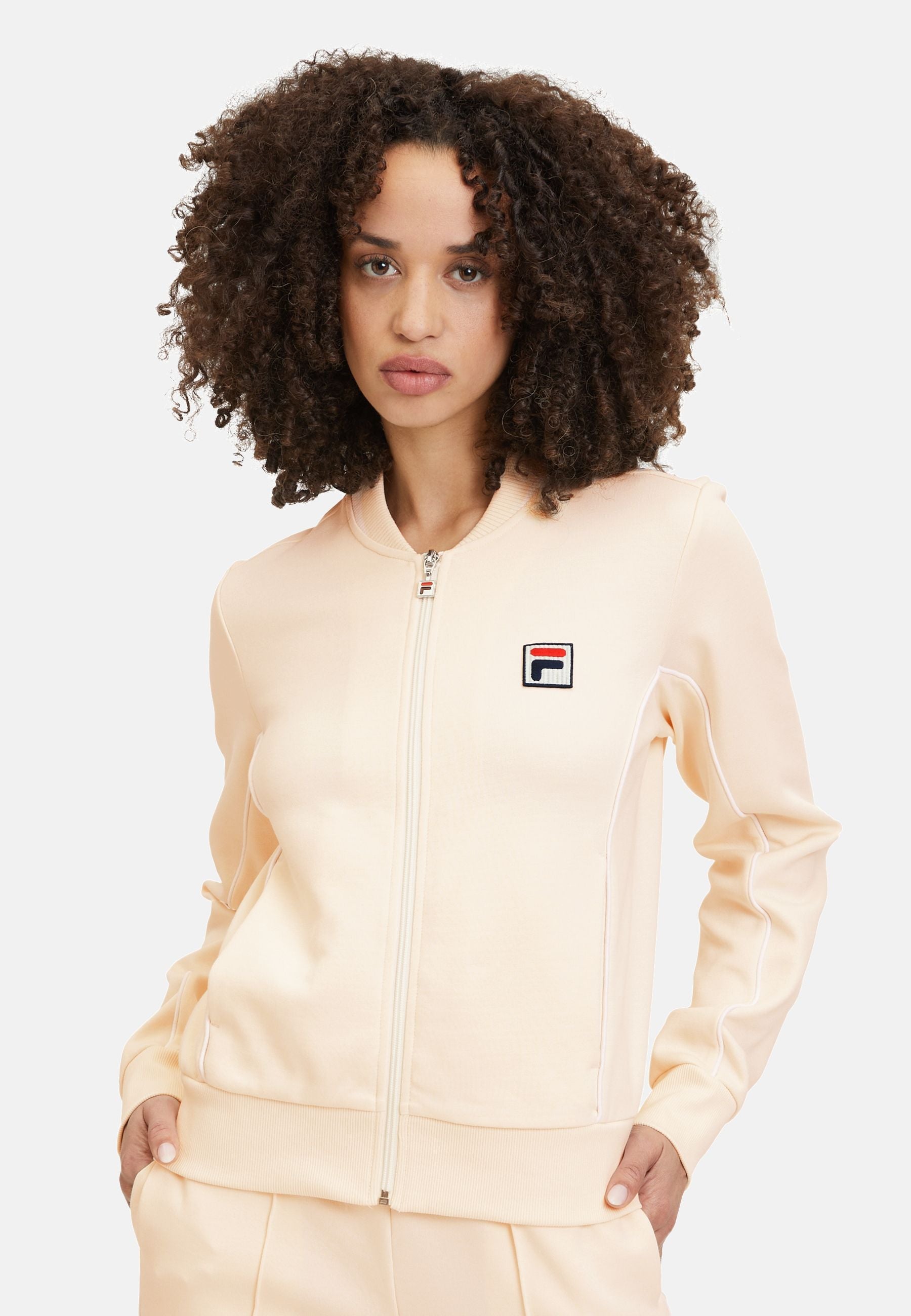 Veste Laiben Track dans Vestes blanc antique Fila   