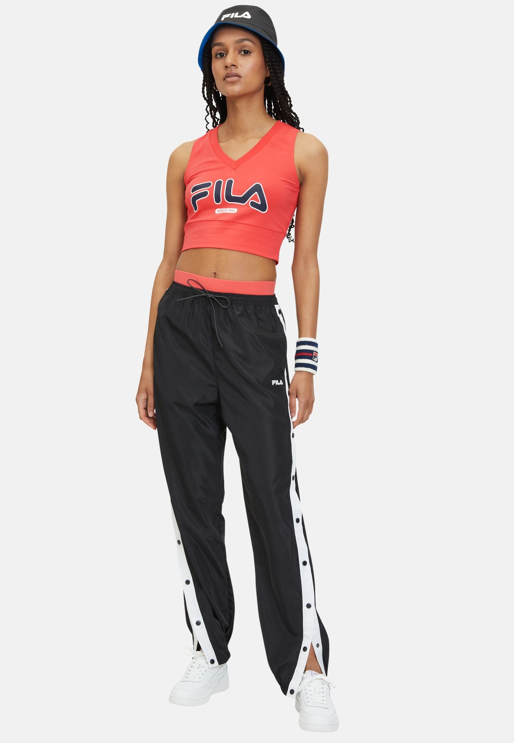 Top Cropped V-Neck Laixi dans Tops Cayenne Fila   