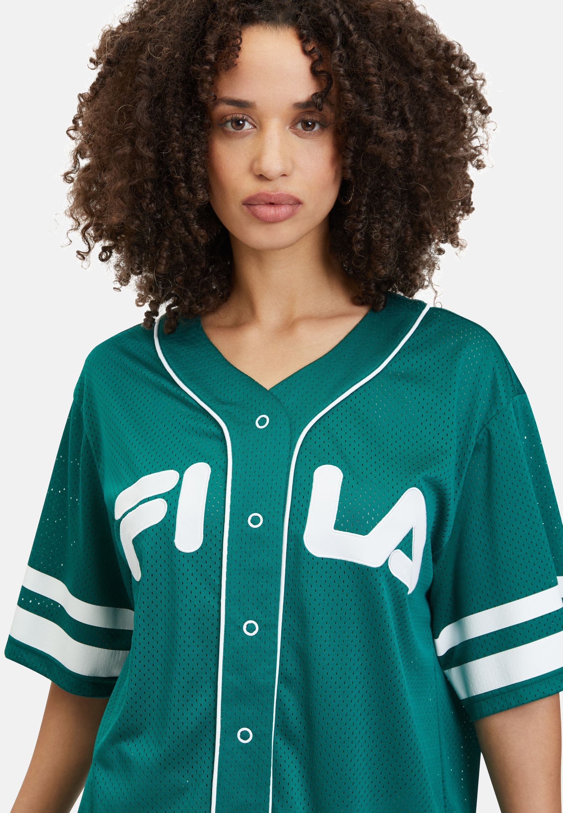 T-shirt de baseball Latalia dans Aventurine T-shirts Fila   