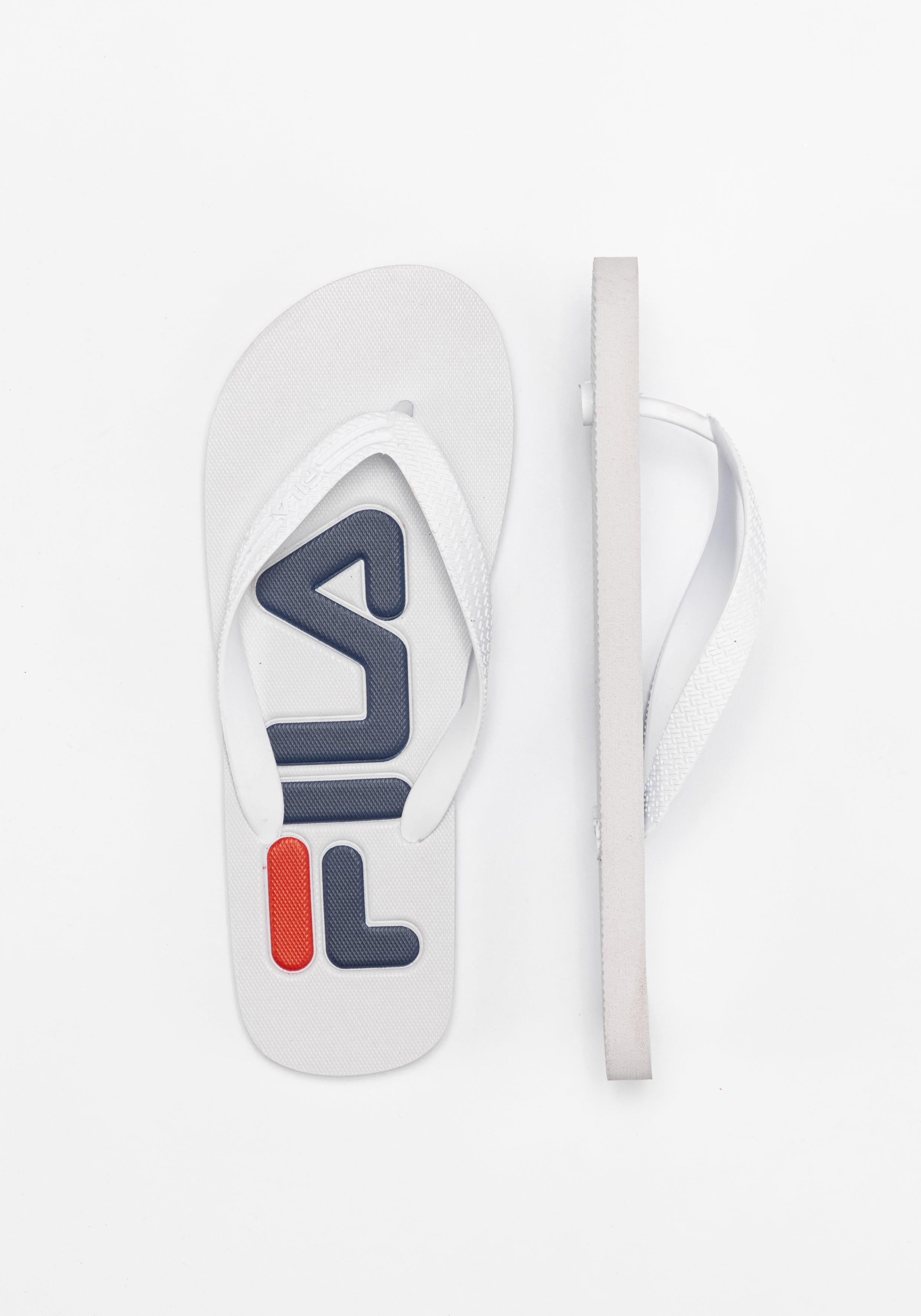 Troy Slippers en blanc Slippers Fila   