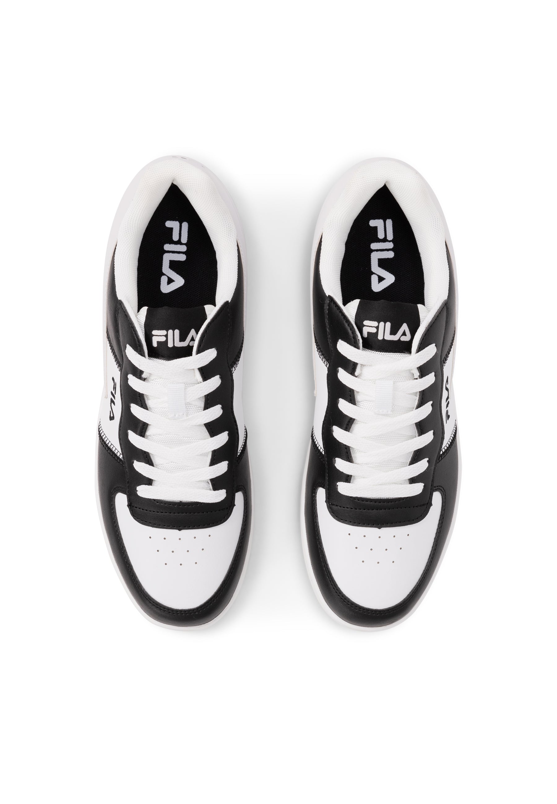 Noclaf en chaussures de basket-ball noir-blanc Fila   