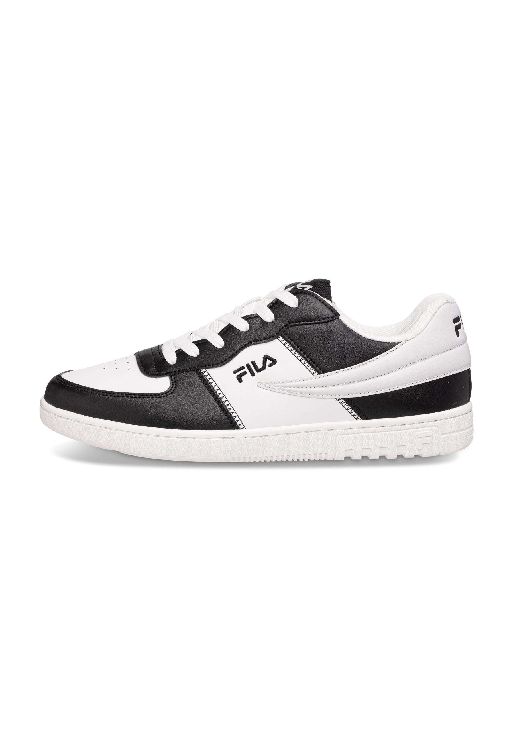 Noclaf en chaussures de basket-ball noir-blanc Fila   