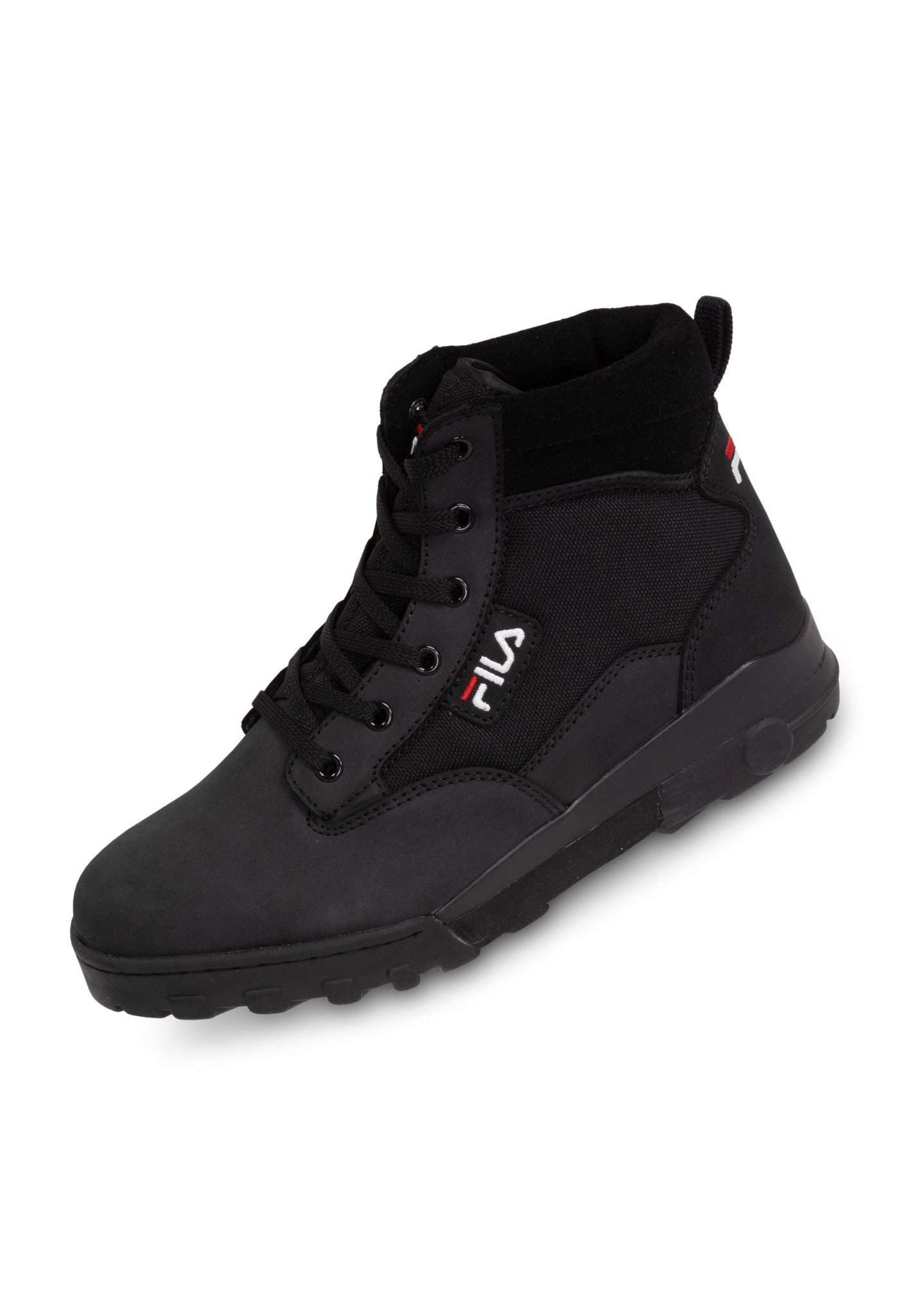 Bottines à lacets Grunge II Mid en noir Fila   