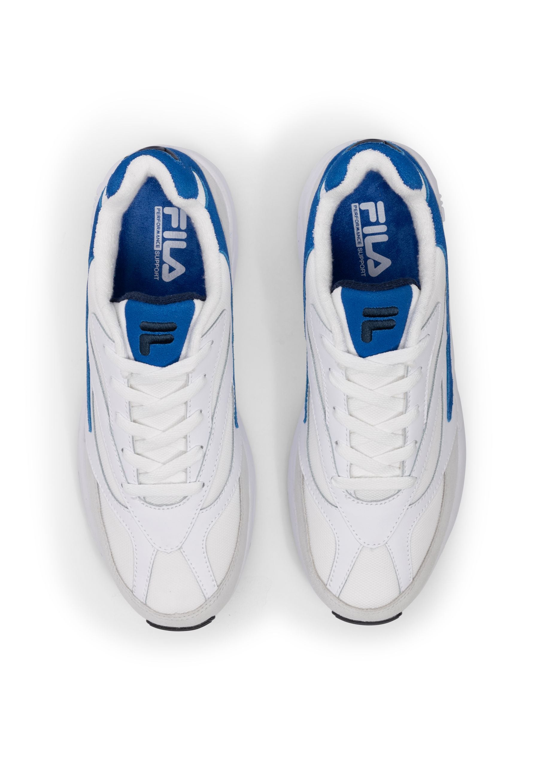 Baskets V94M en blanc-bleu prime Fila   