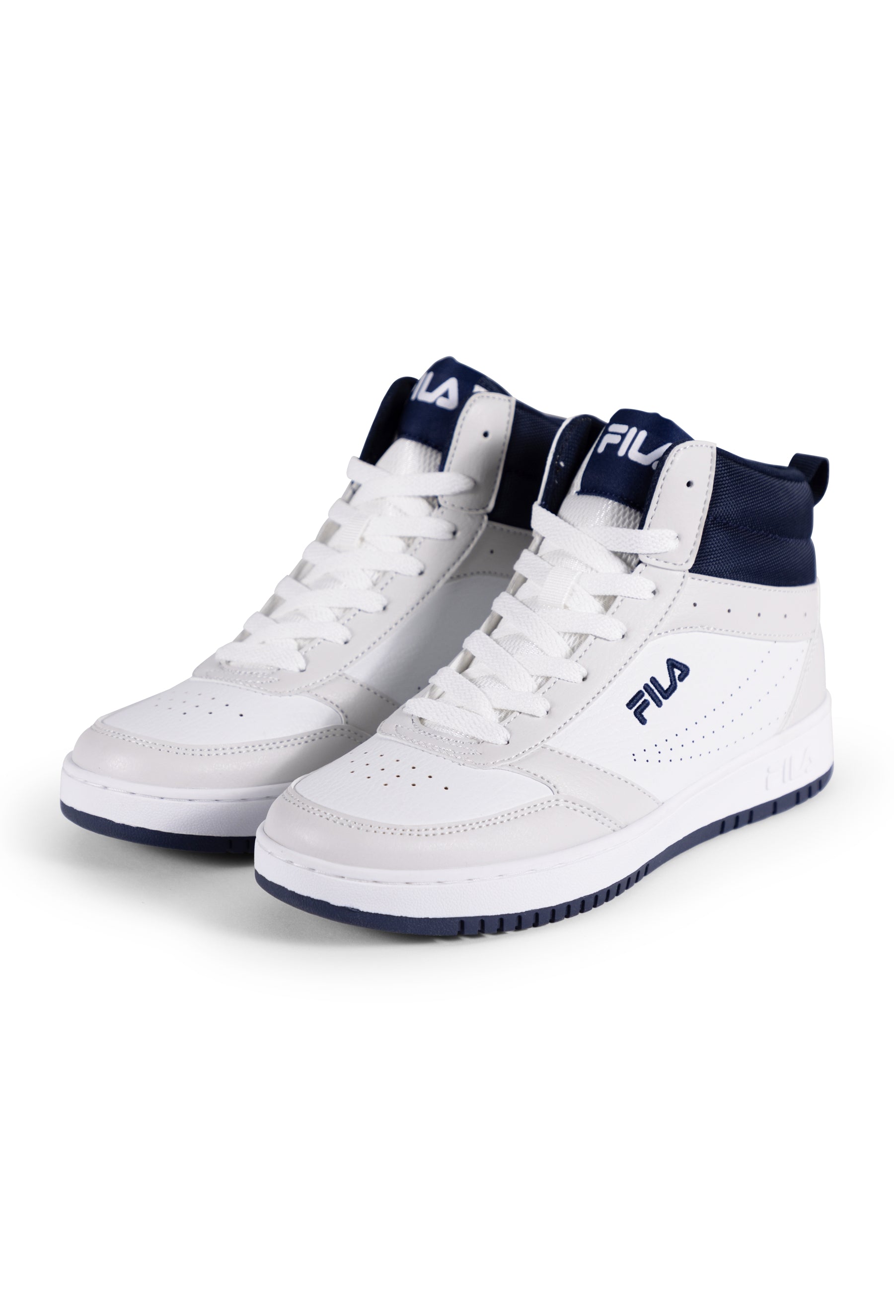 Baskets Rega Mid en blanc-Fila Navy Fila   