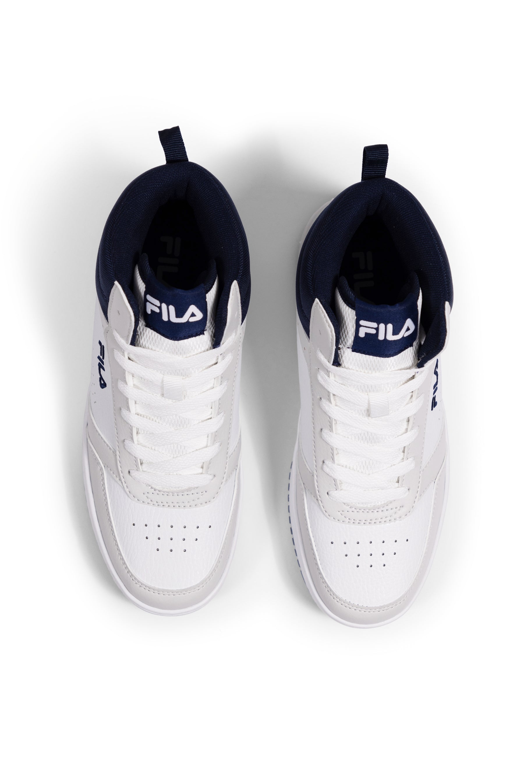 Baskets Rega Mid en blanc-Fila Navy Fila   