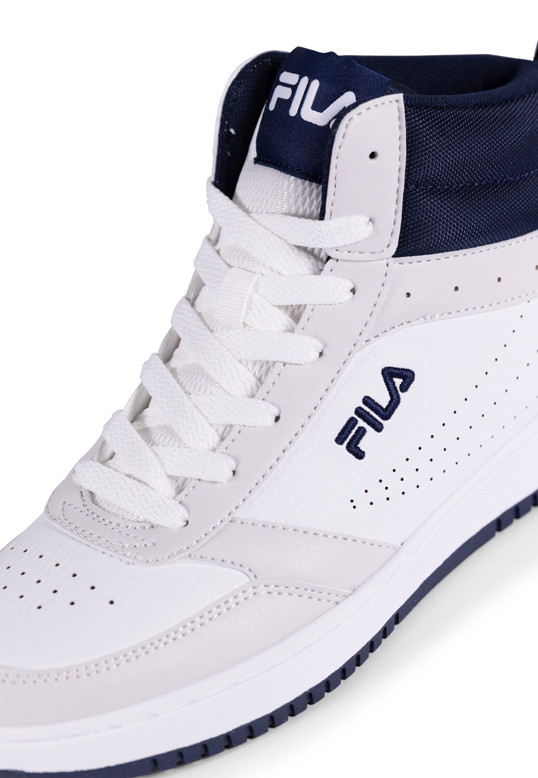 Baskets Rega Mid en blanc-Fila Navy Fila   