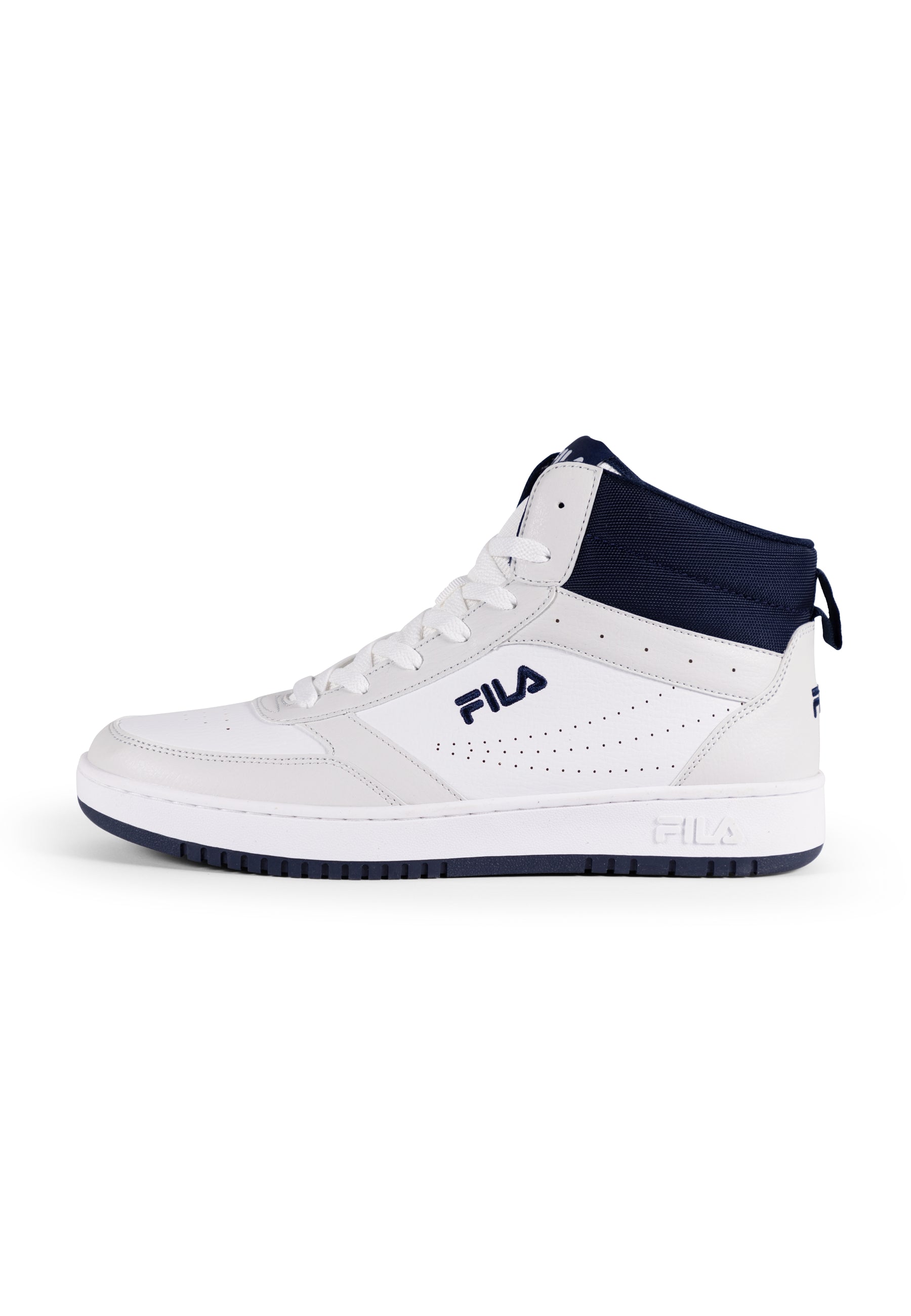 Baskets Rega Mid en blanc-Fila Navy Fila   