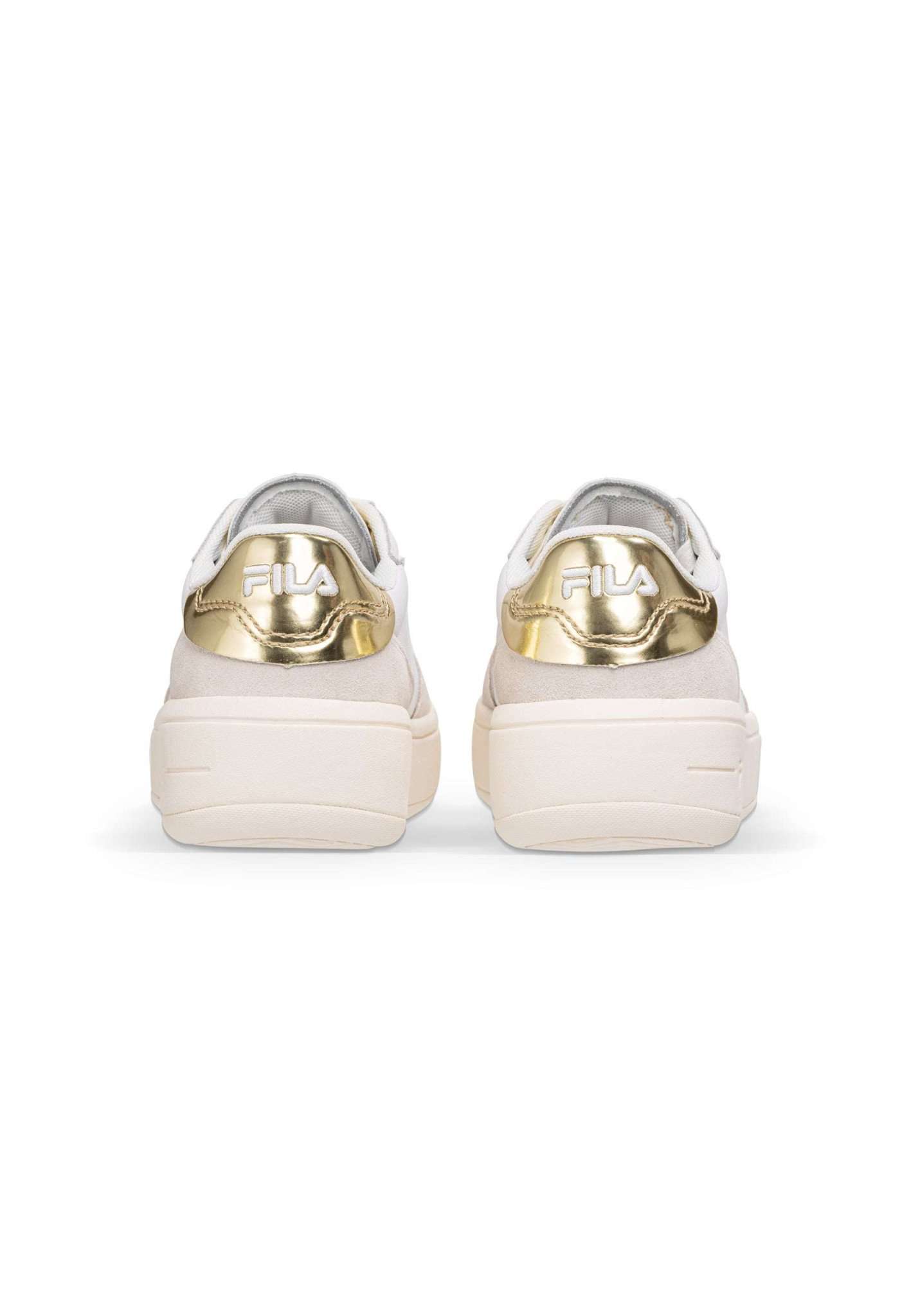 Fila Baskets Premium F Wmn in White-Gold Fila   