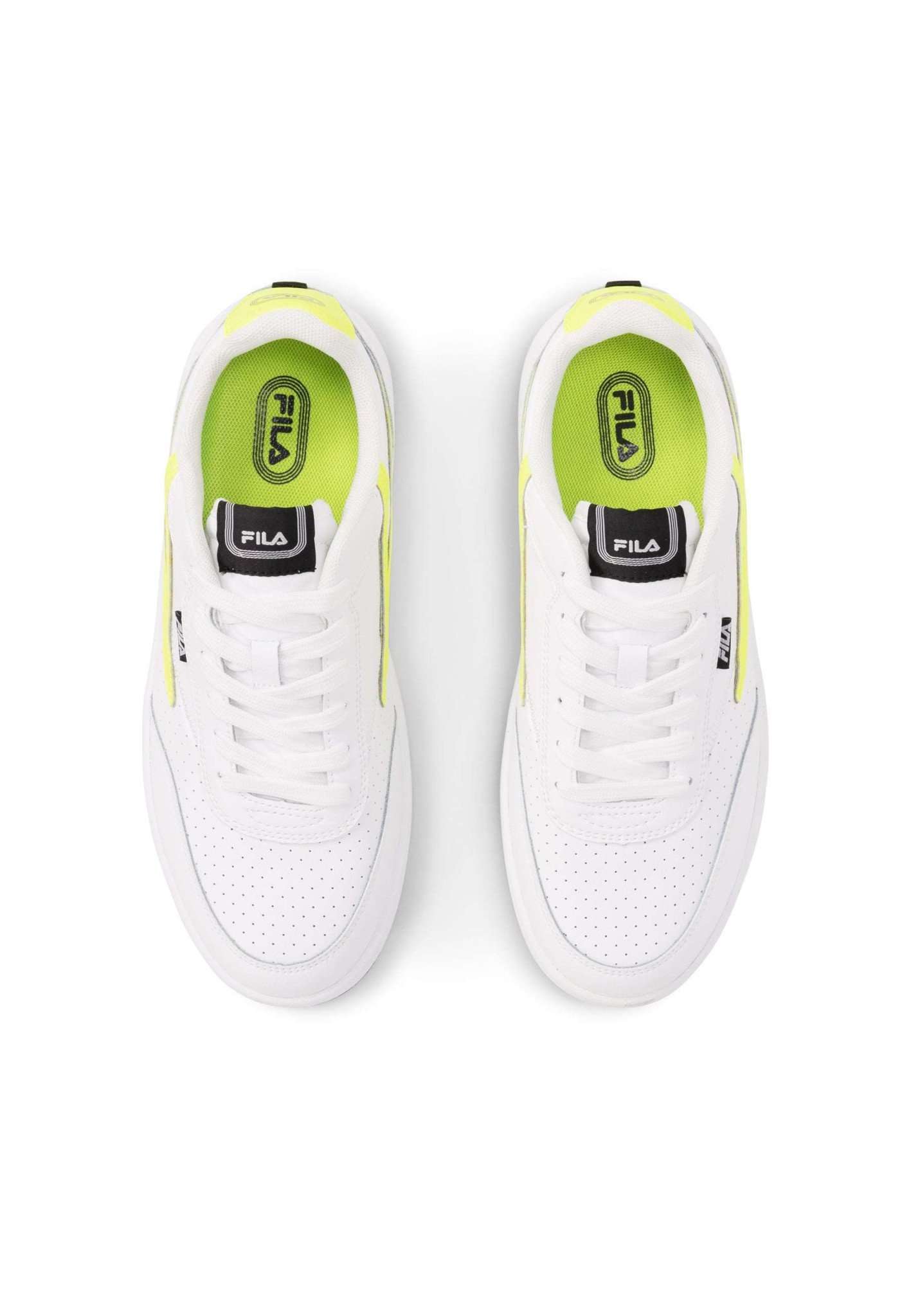 Fila Baskets Sevaro Wmn en Blanc-Safety Yellow Fila   