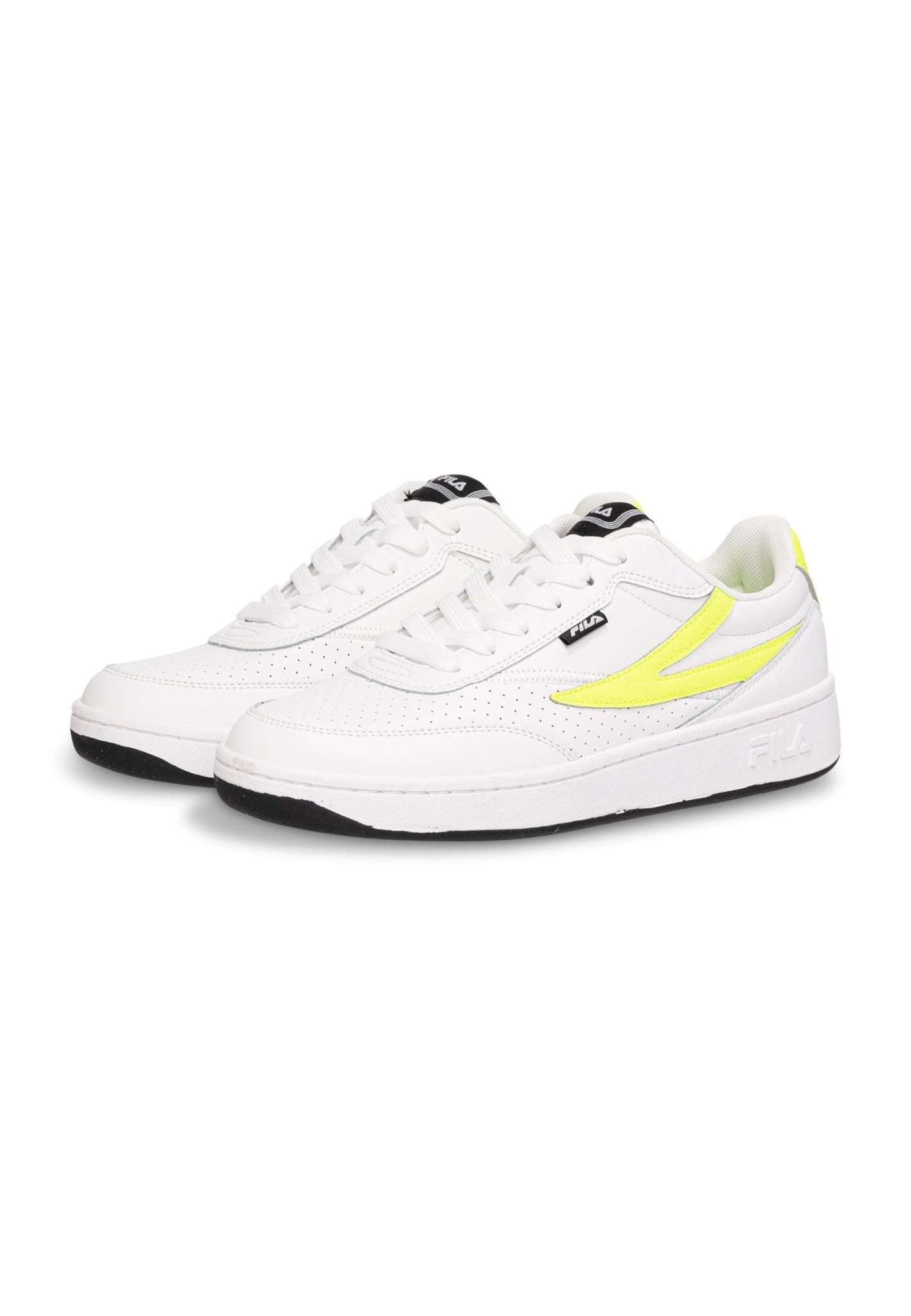 Fila Baskets Sevaro Wmn en Blanc-Safety Yellow Fila   