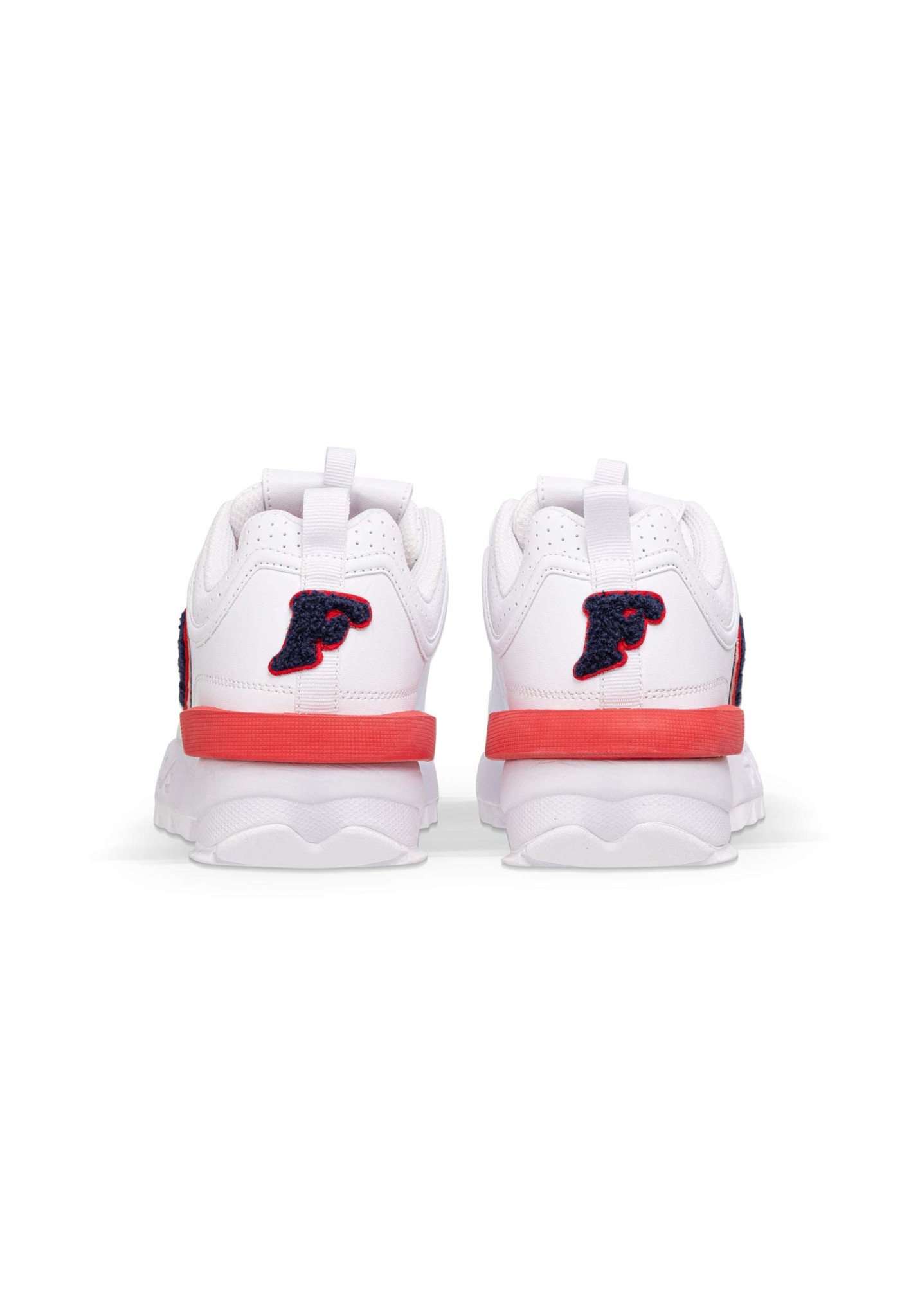 Baskets Disruptor Patch Wmn en blanc-Fila Navy Fila   