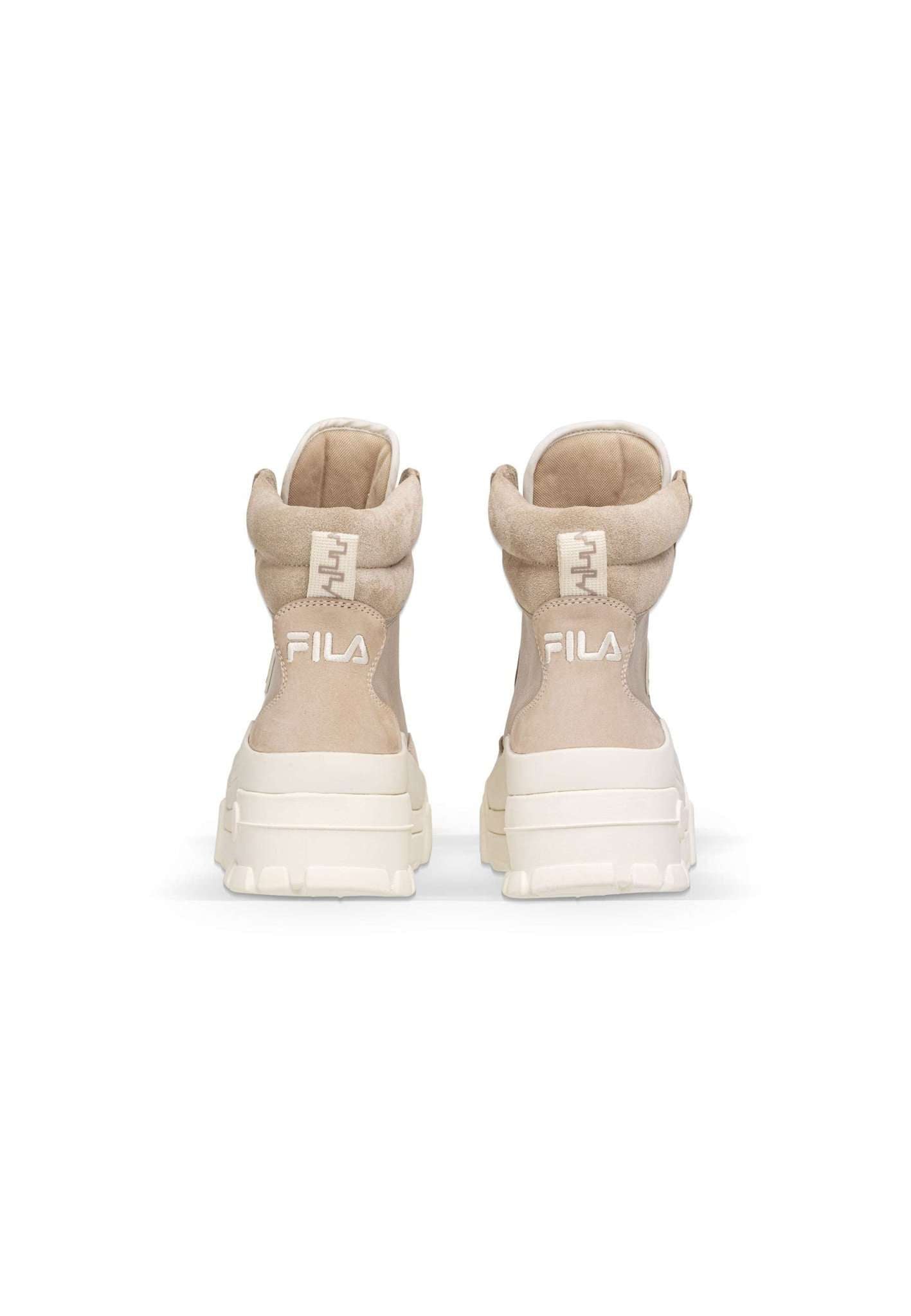 Bottes à lacets Grungelution Mid Wmn en Feather Gray-Marshmallow Fila   