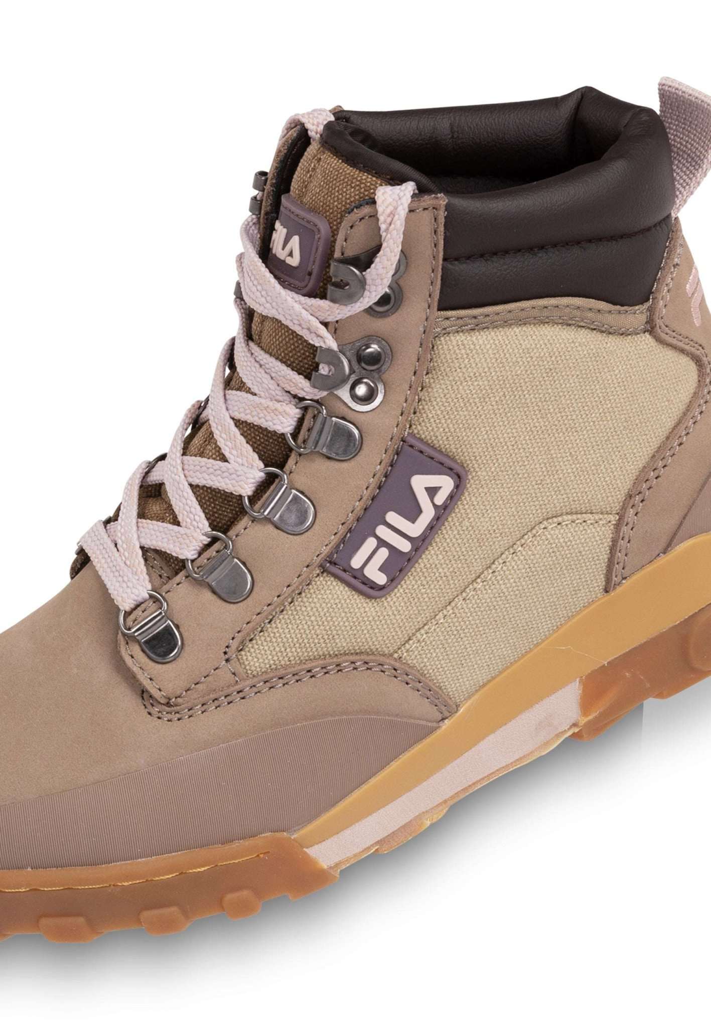 Grunge II Cvs Mid Wmn in Taupe Gray-Pale Mauve Chaussures de trekking Fila   