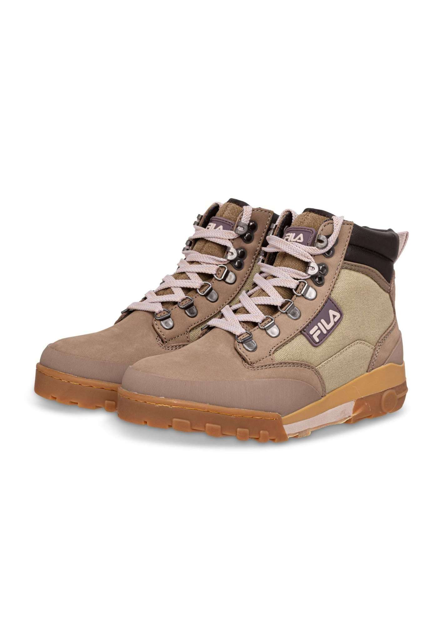 Grunge II Cvs Mid Wmn in Taupe Gray-Pale Mauve Chaussures de trekking Fila   