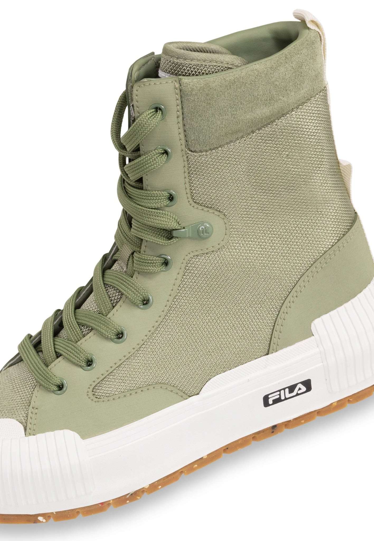 Baskets Cityblock High Platform Wmn in Oil Green Fila   