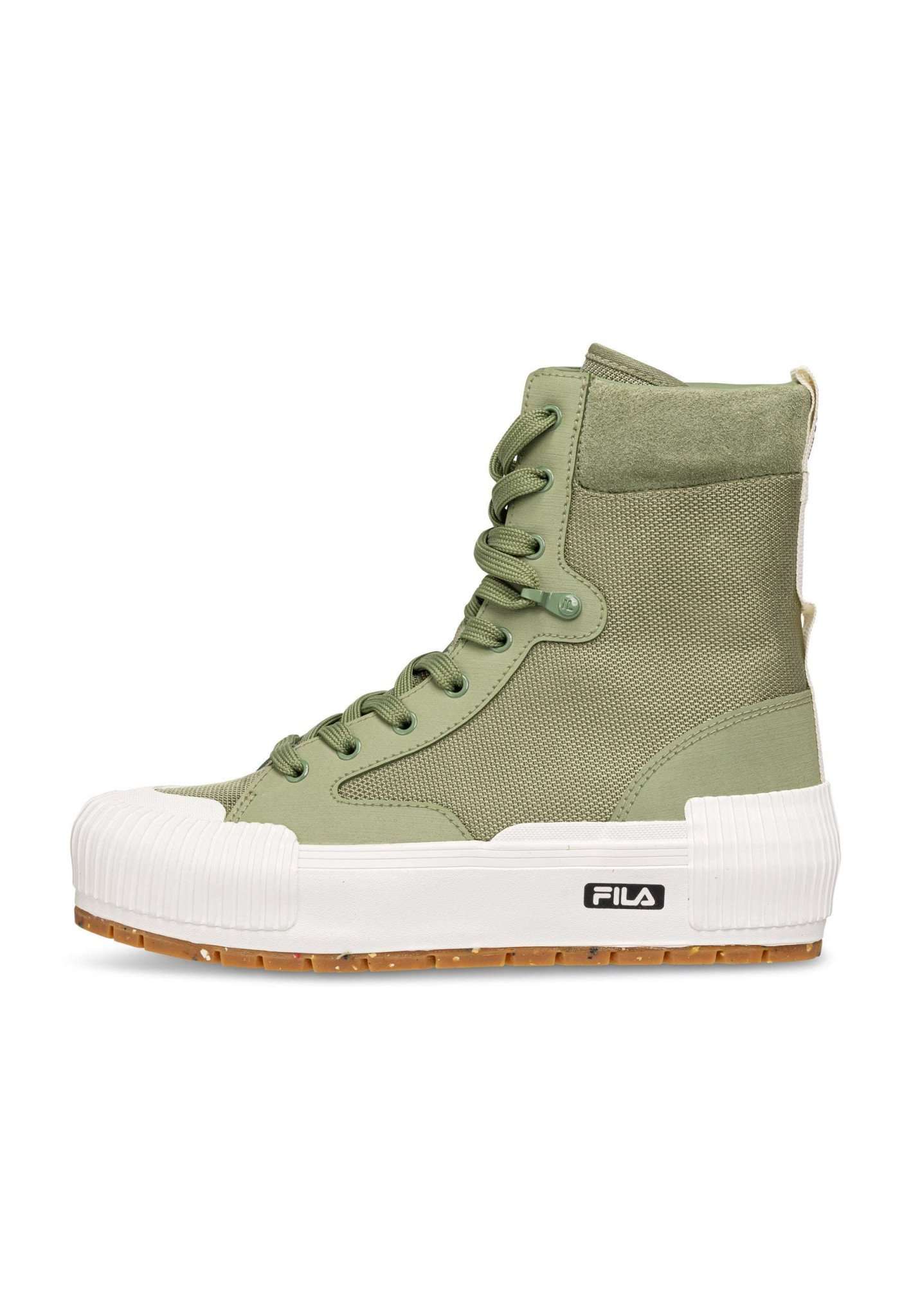 Baskets Cityblock High Platform Wmn in Oil Green Fila   