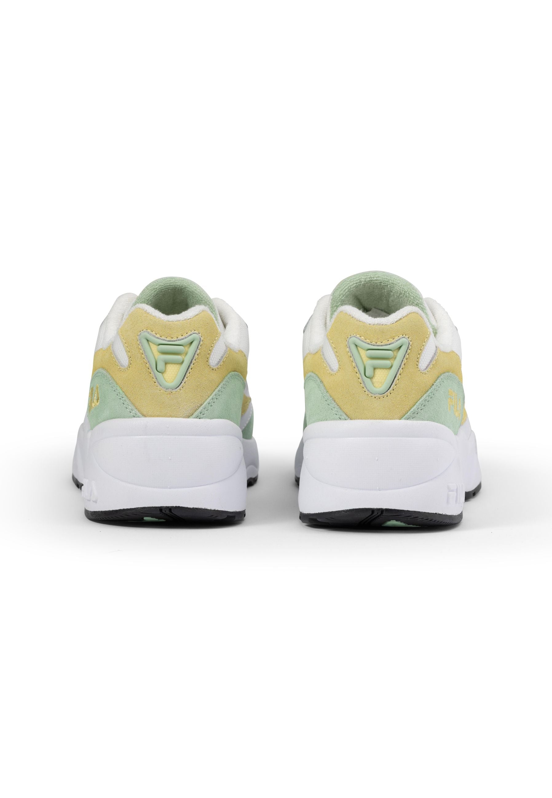 Baskets V94M Wmn in White-Smoke Green Fila   