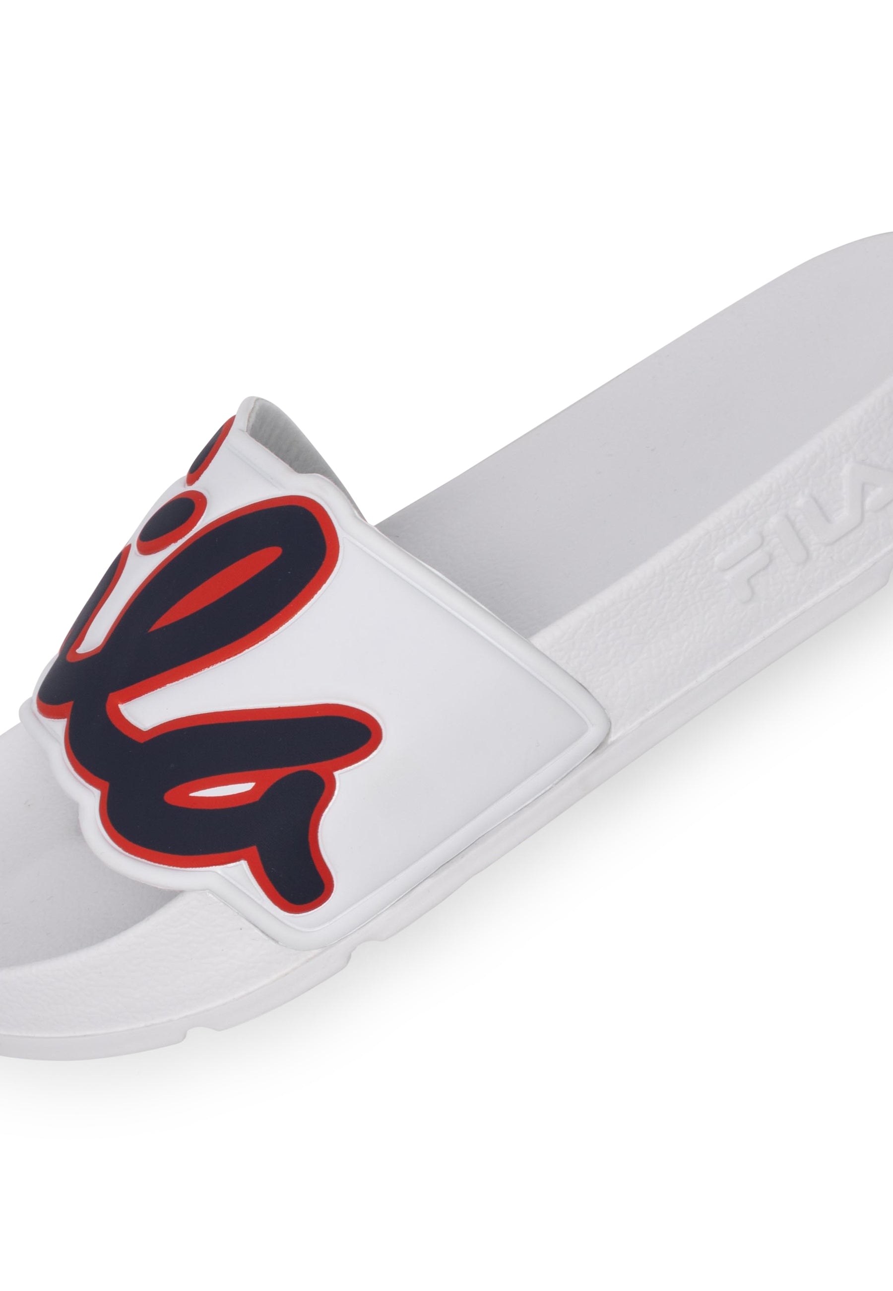 Scritto Slipper Wmn en blanc-Fila Navy Slippers Fila   