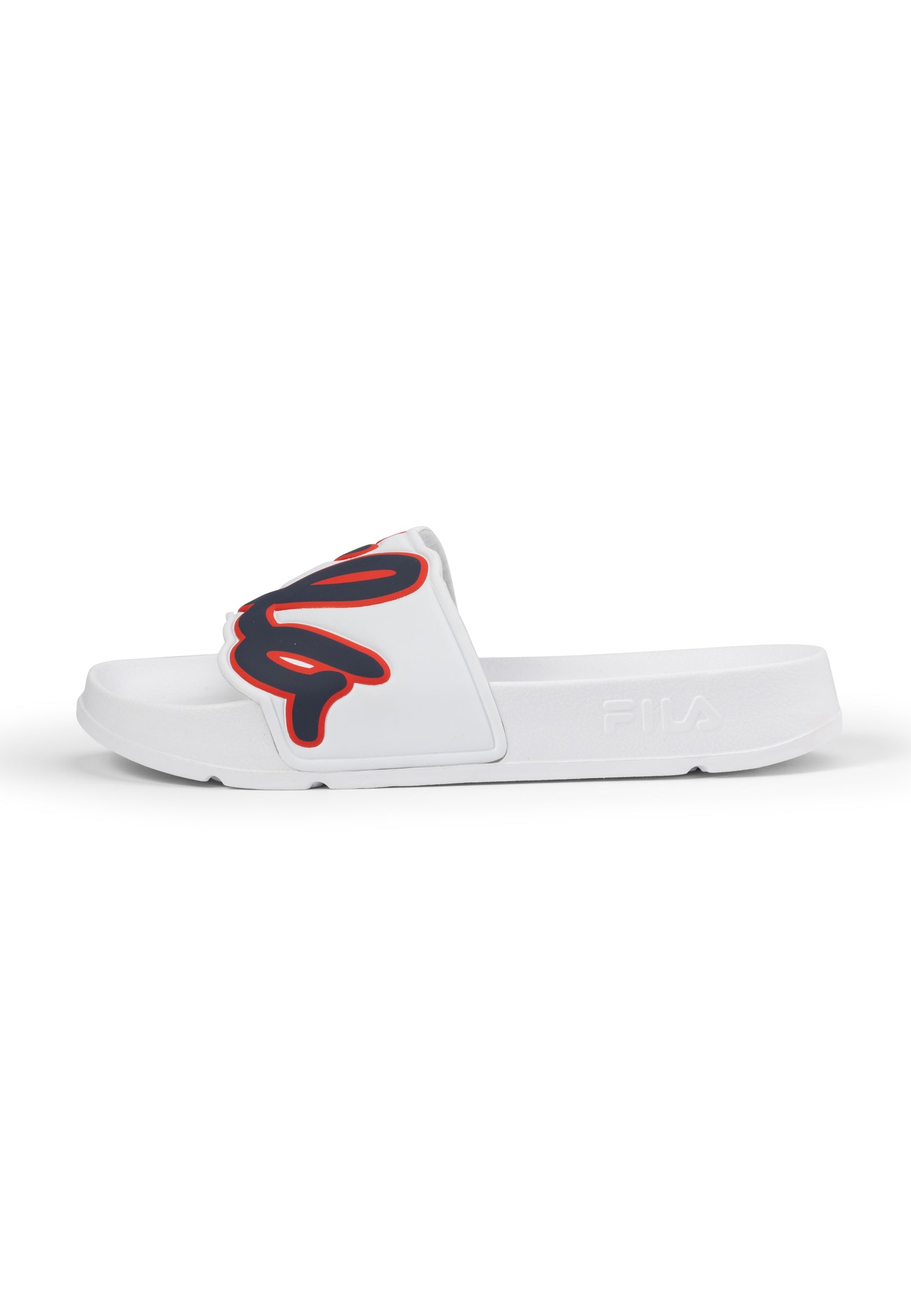 Scritto Slipper Wmn en blanc-Fila Navy Slippers Fila   