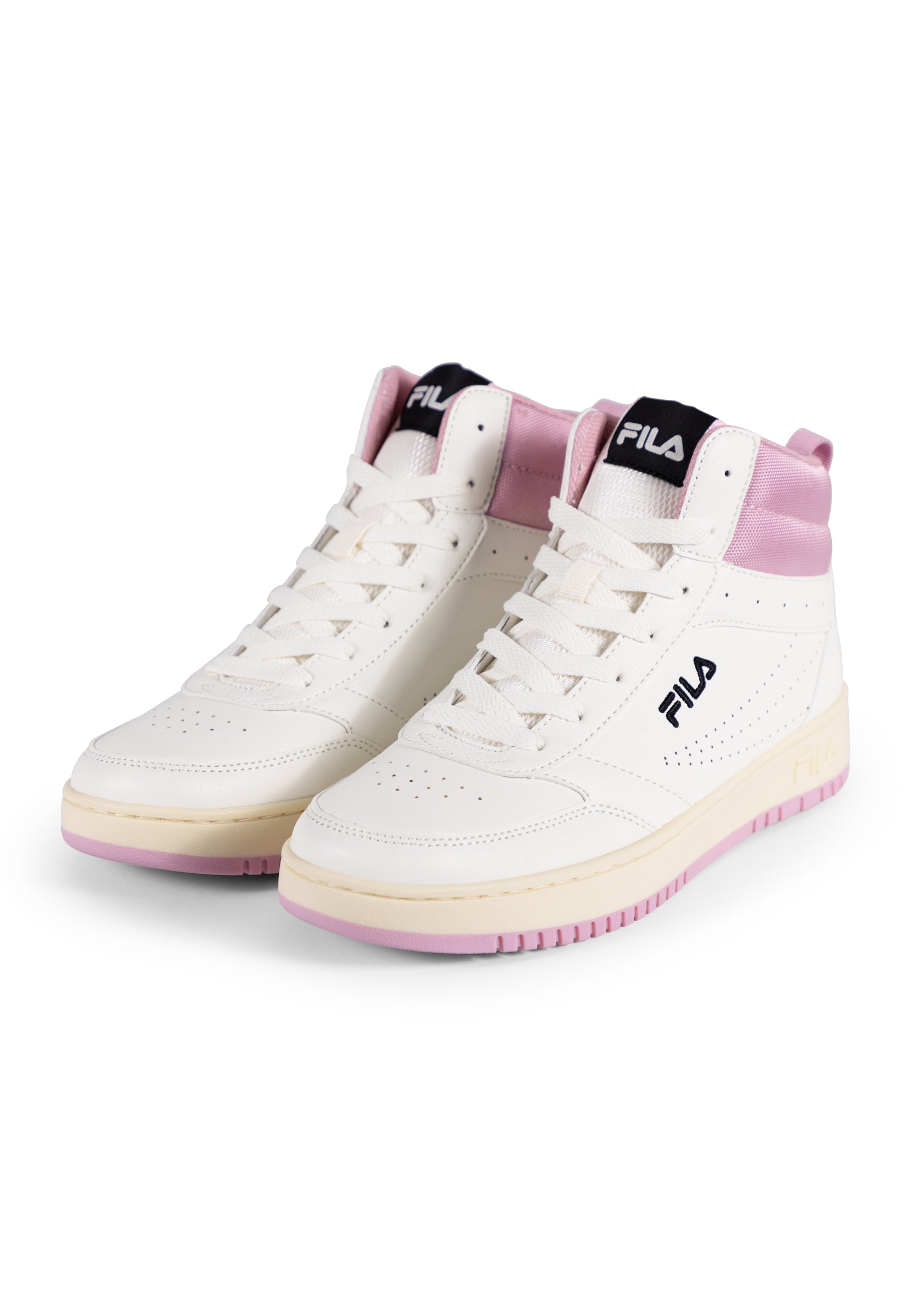 Baskets Rega Mid Wmn en guimauve-Pink Nectar Fila   