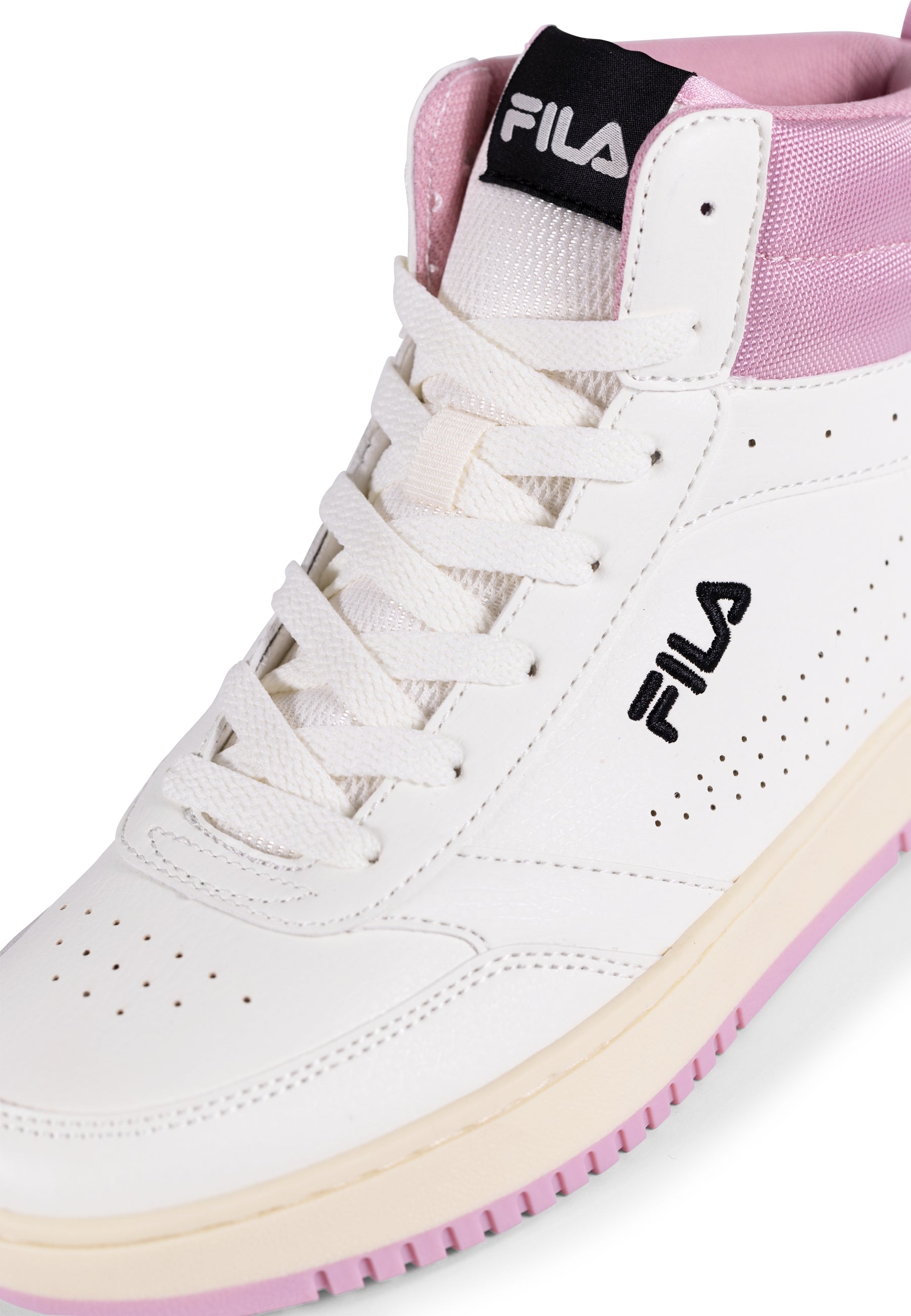 Baskets Rega Mid Wmn en guimauve-Pink Nectar Fila   