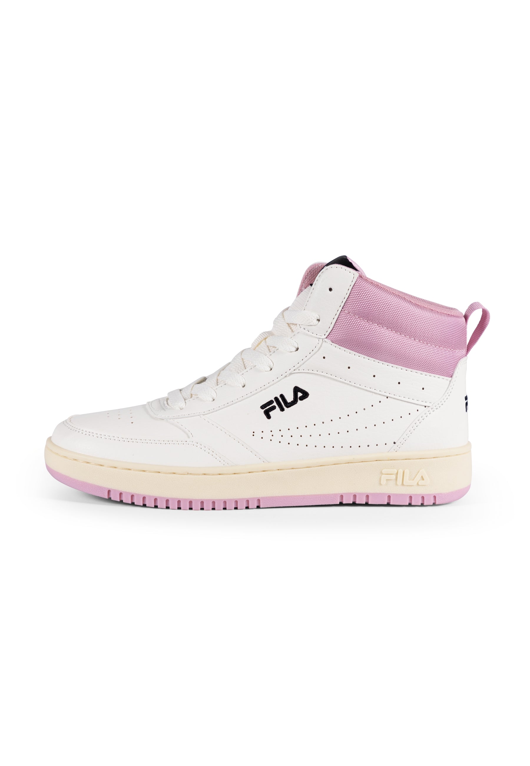 Baskets Rega Mid Wmn en guimauve-Pink Nectar Fila   