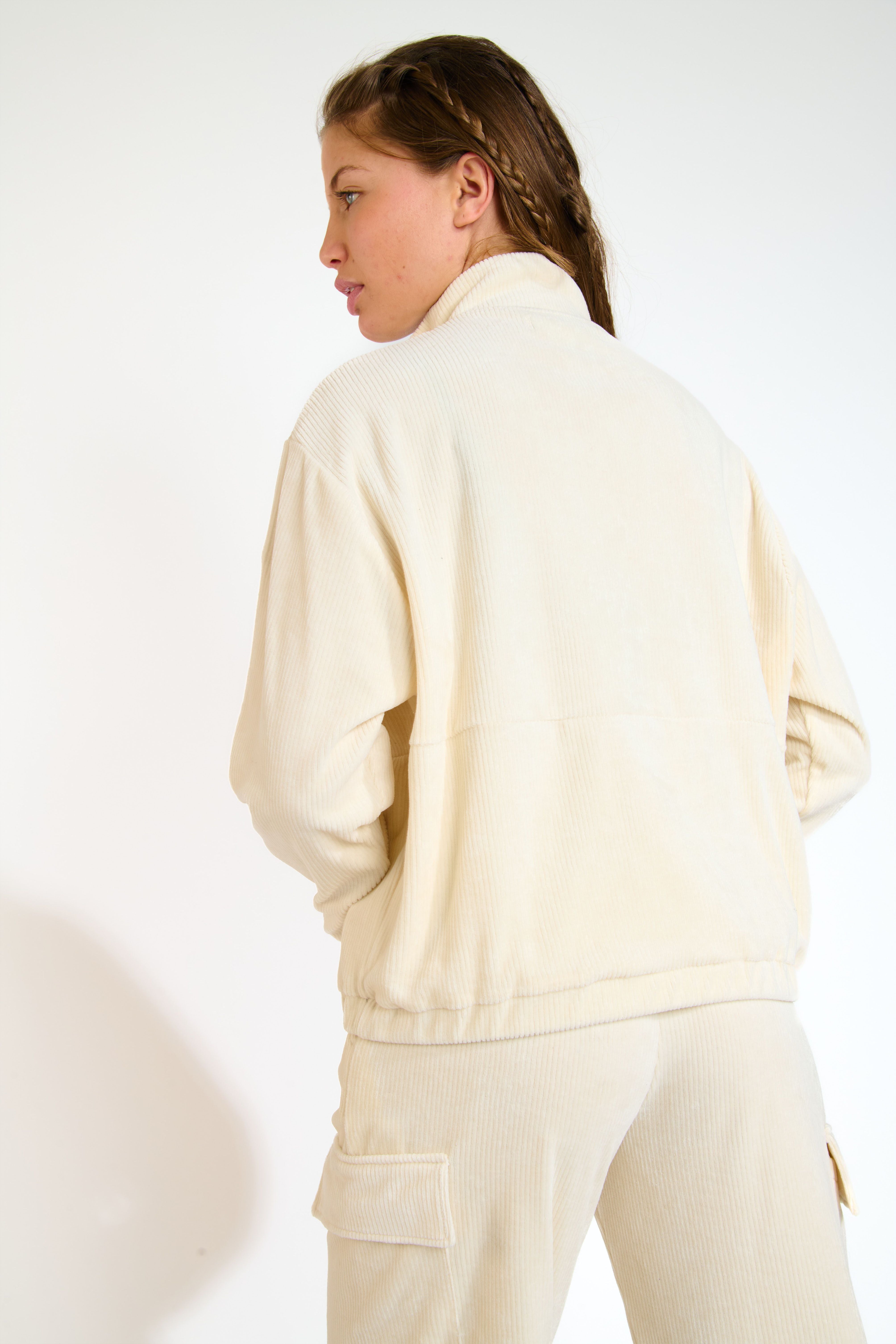 GAVIN-QUANDARY Sweat-shirt en écru Sweatshirts Banana Moon