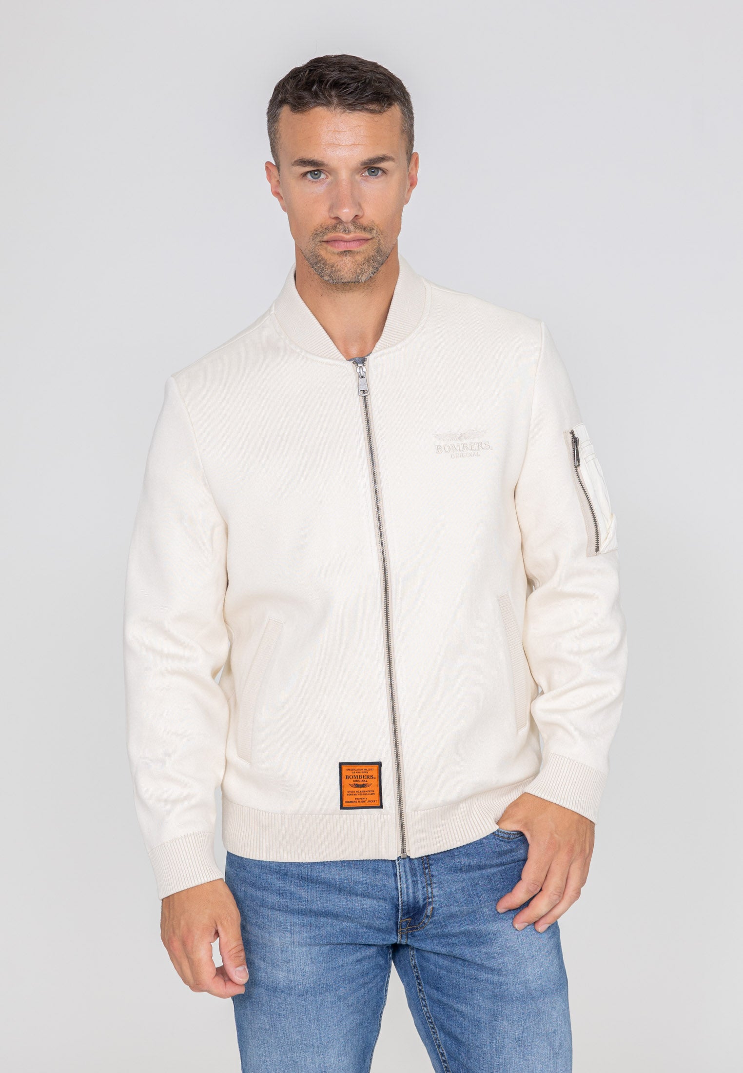 Hays M Bomber dans Cream Vestes Bombers Original   