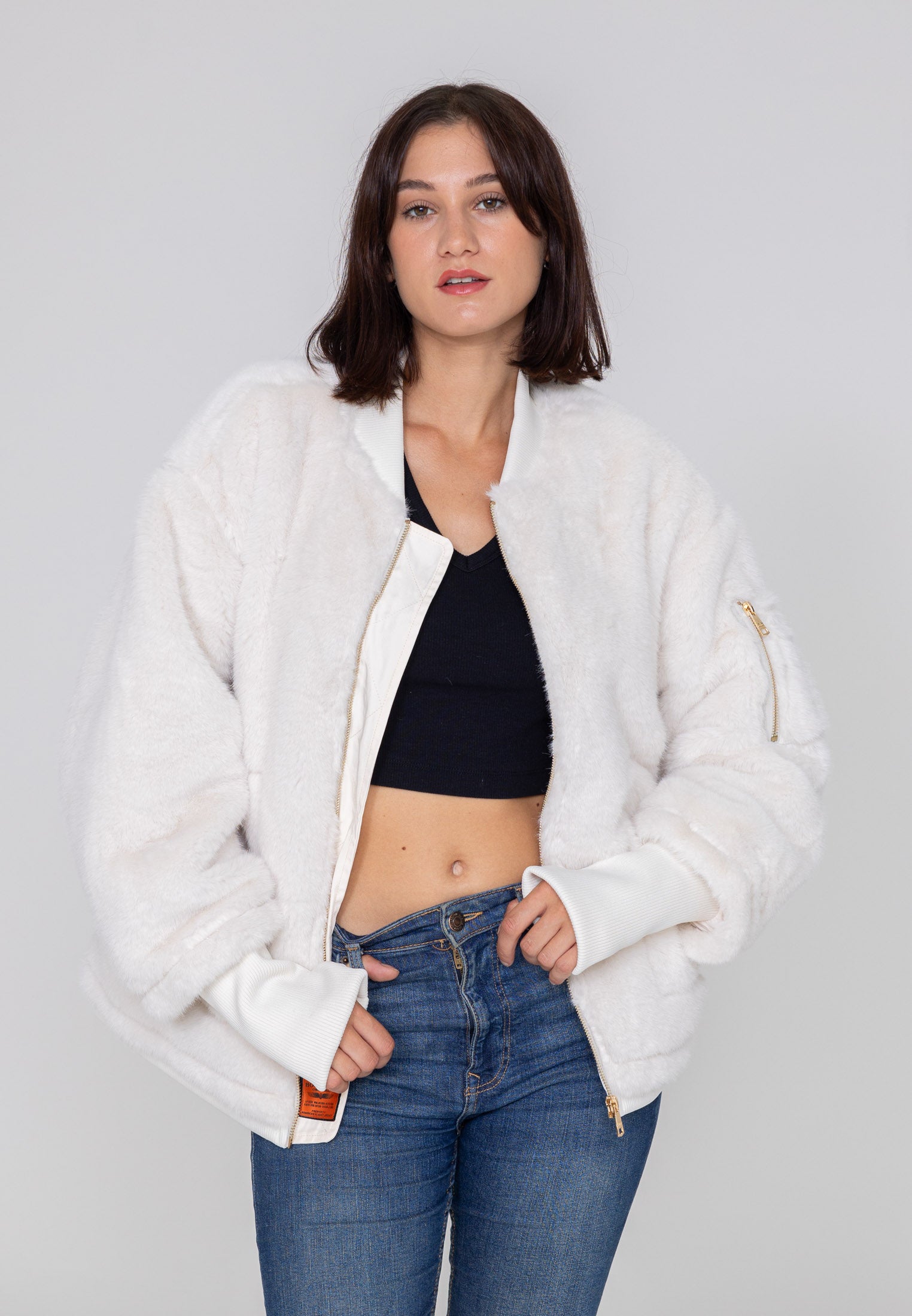 Veste bomber Helsinki W dans Vestes blanches Bombers Original   