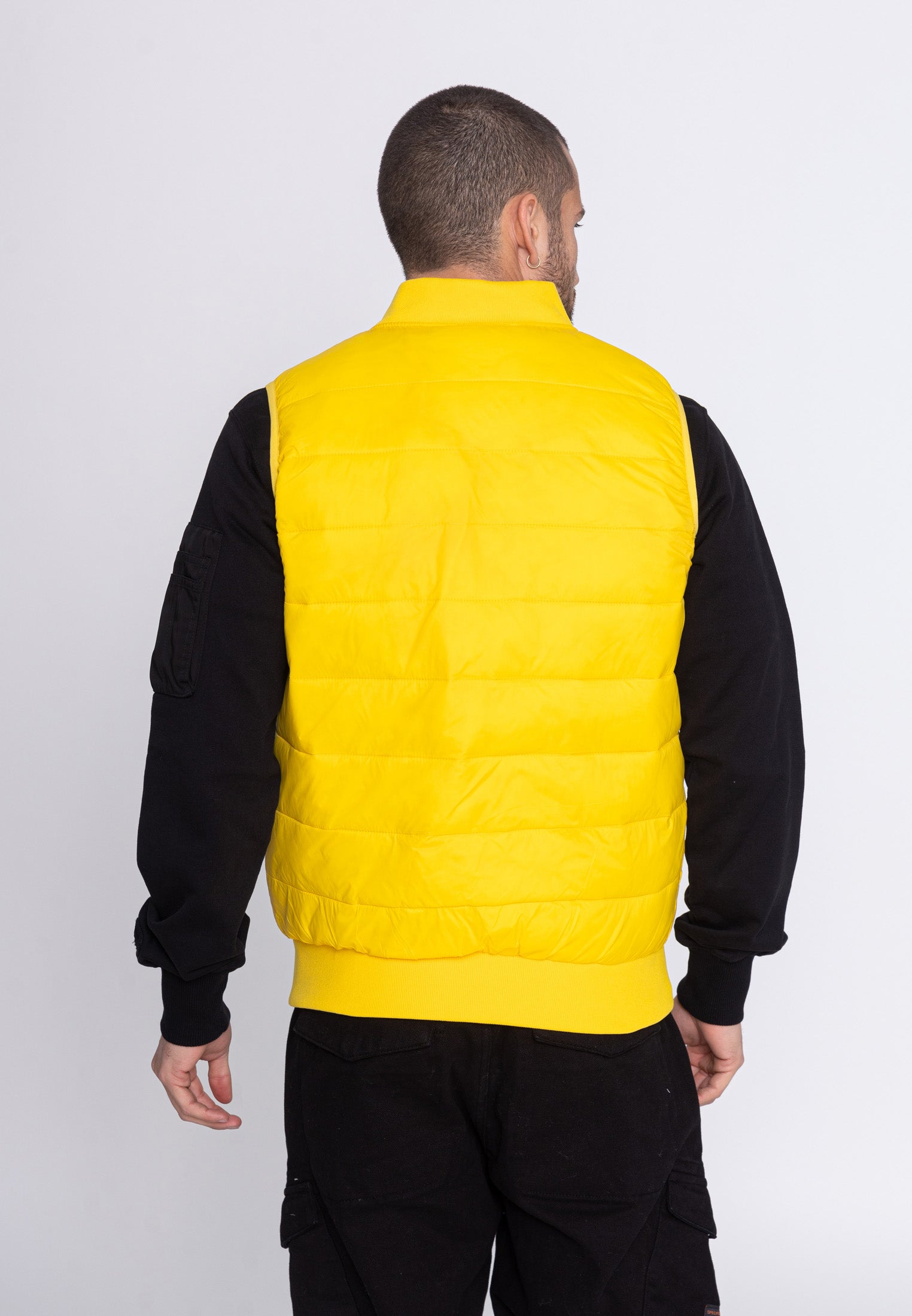 Houston M Gilet matelassé en D.Yellow Vestes Bombers Original   