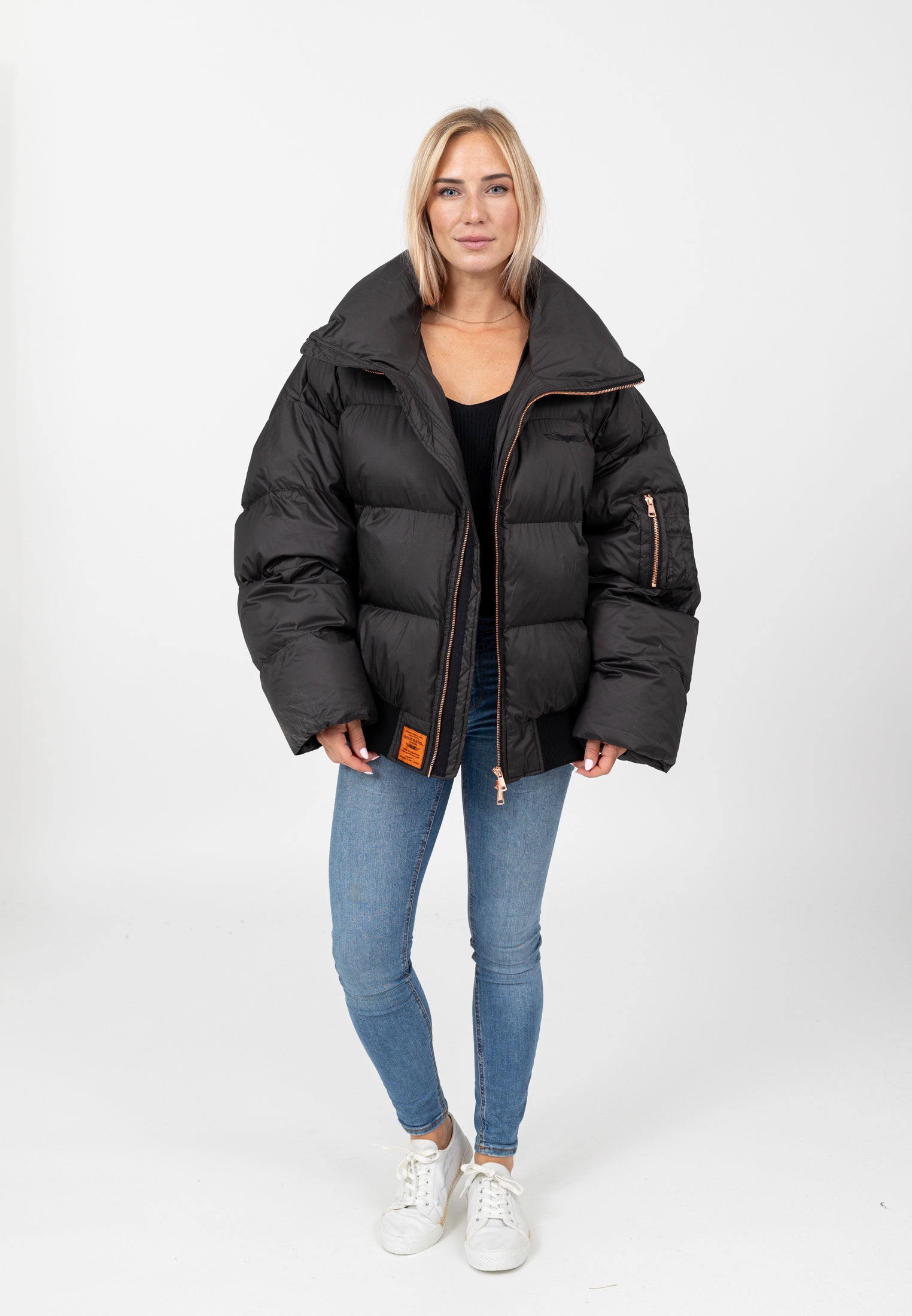 Hill-W in Black Vestes Bombers Original